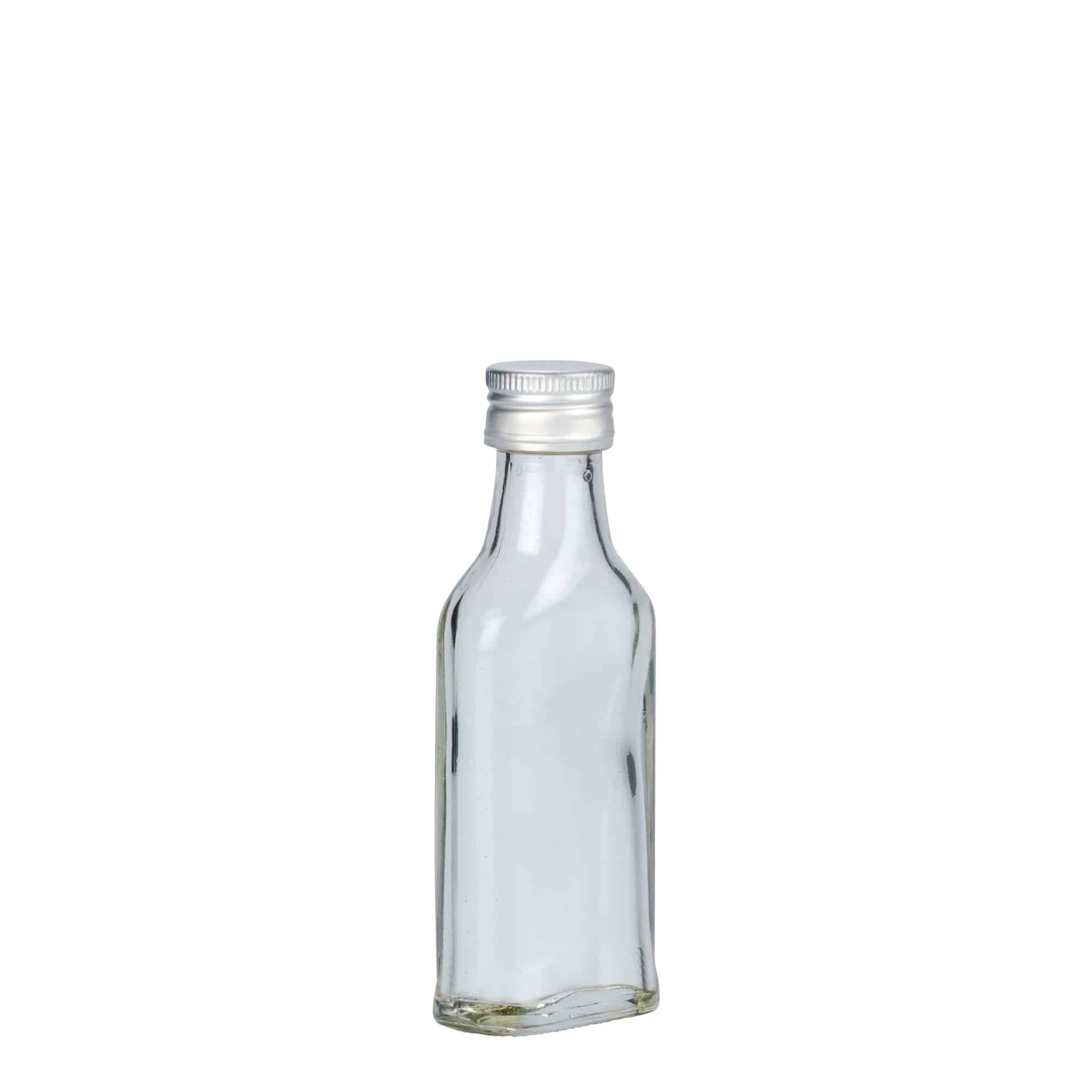 40 ml kabatas pudele, taisnstūrveida, atvere: PP 22