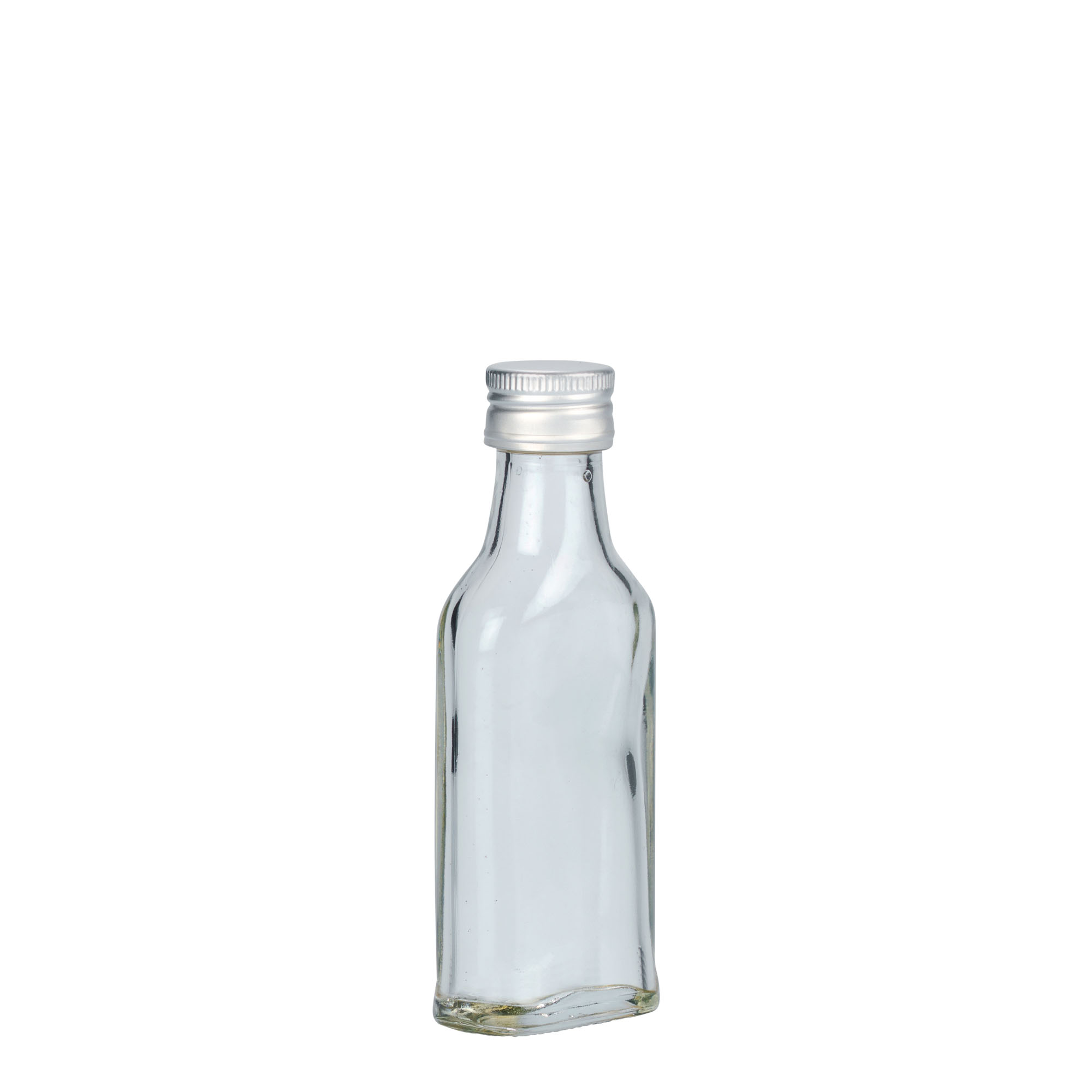 40 ml kabatas pudele, taisnstūrveida, atvere: PP 22 40 ml kabatas pudele, taisnstūrveida, atvere: PP 22
