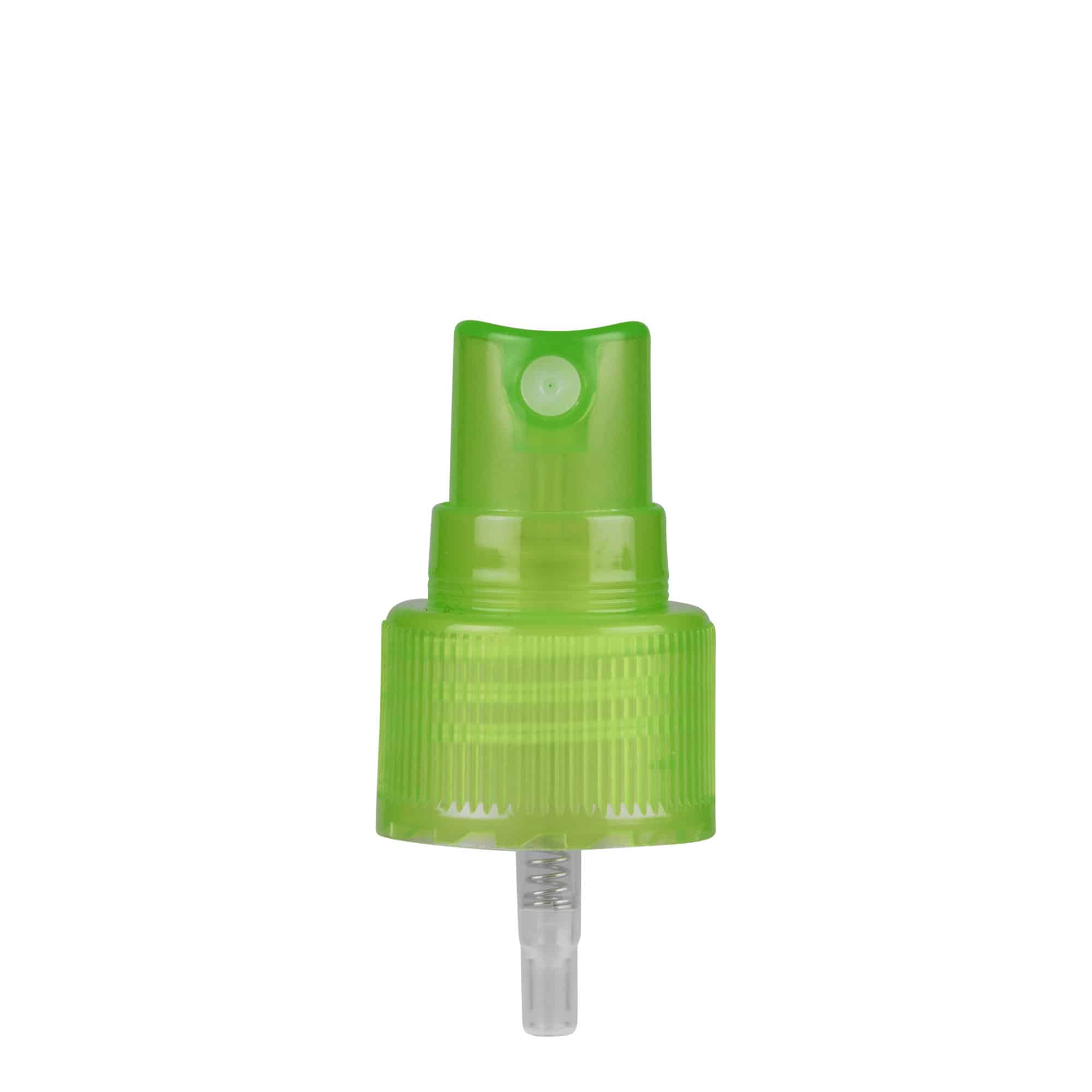 Skrūvējams aizvars ar smidzinātāju, PP plastmasa, zaļš, priekš atveres: 24/410 Skrūvējams aizvars ar smidzinātāju, PP plastmasa, zaļš, priekš atveres: 24/410