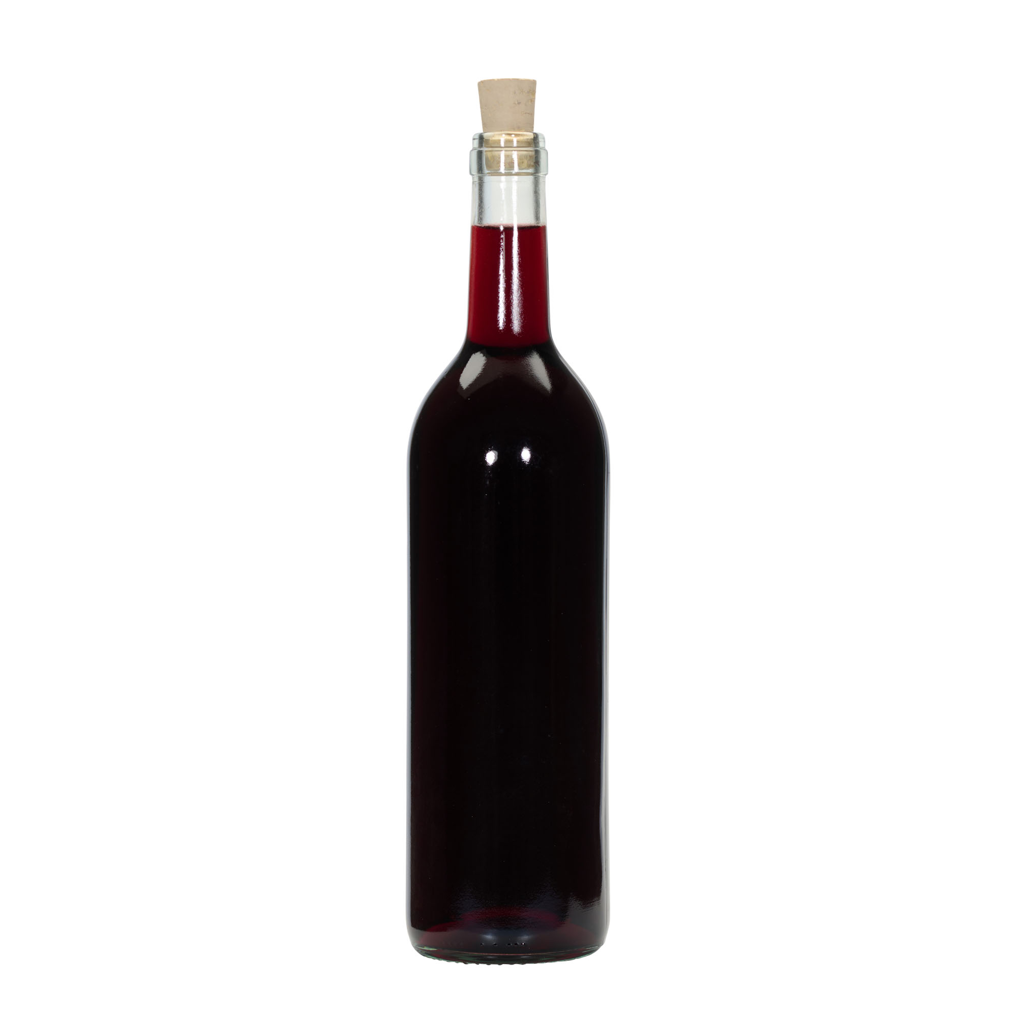 750 ml stikla pudele 'Bordo Tradīcija', atvere: korķis 750 ml stikla pudele 'Bordo Tradīcija', atvere: korķis