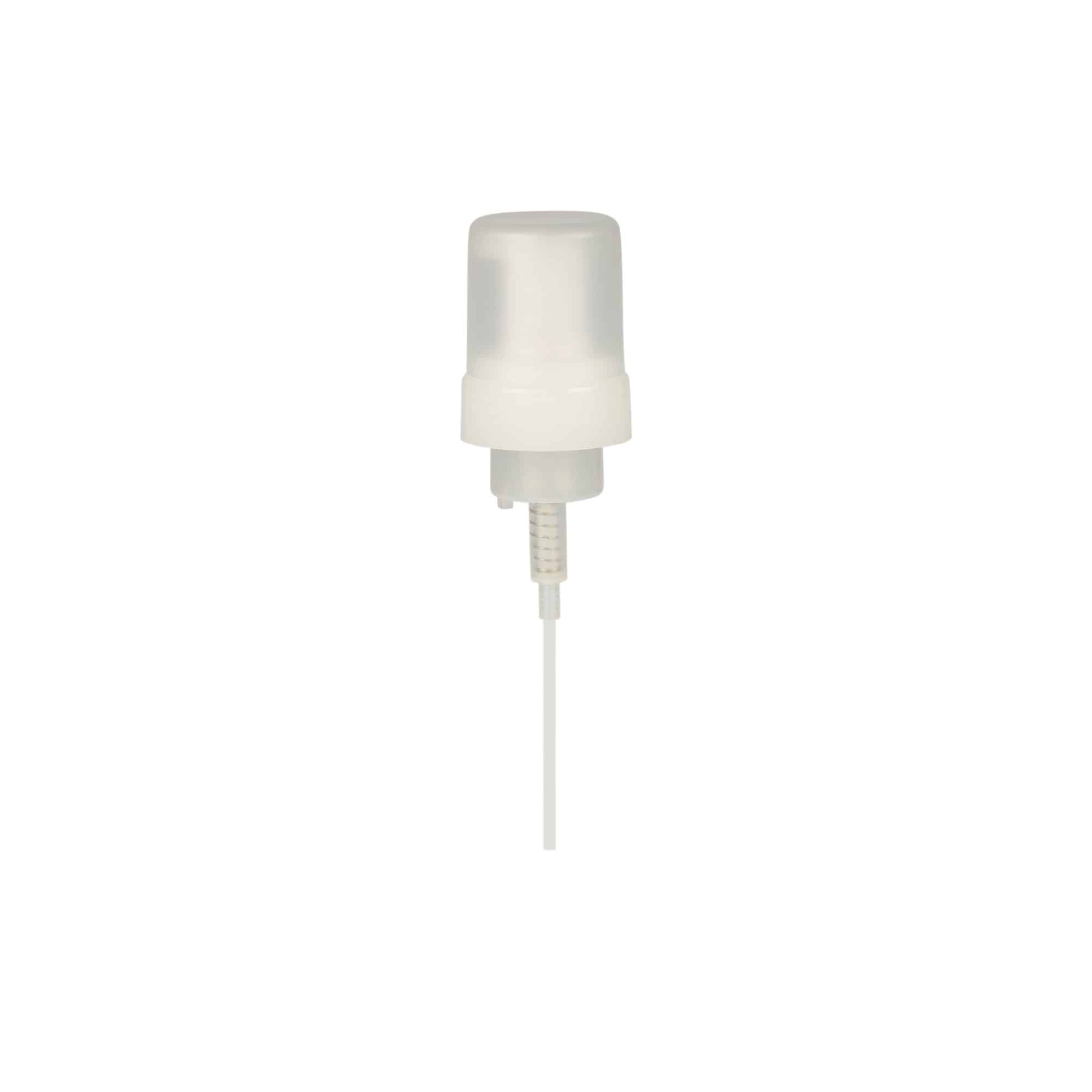 Dozators 150 ml 'Foamer', PP plastmasa, balts, ar atverei: skrūvējams aizvērējs
