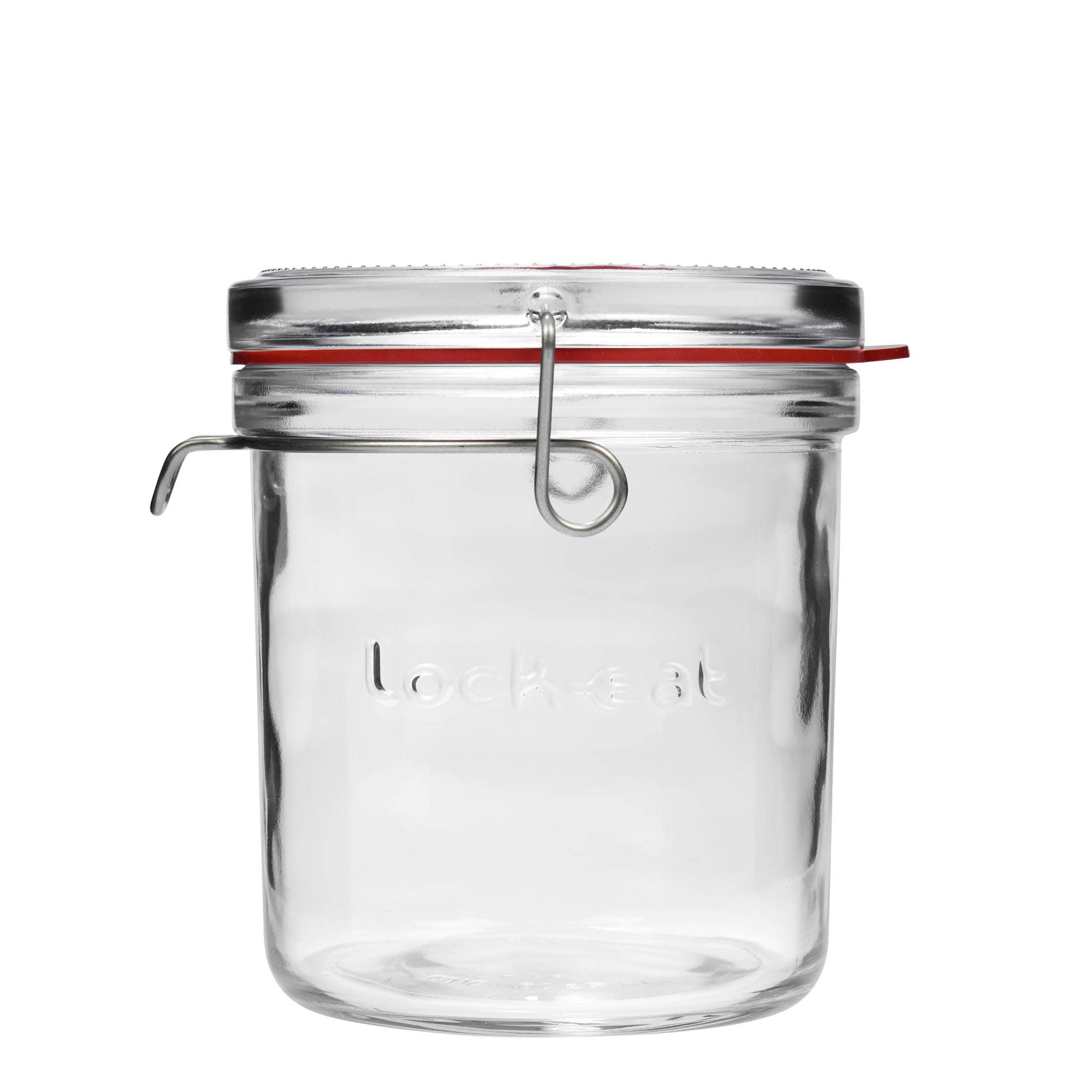 750 ml stiklaina burka ar metāla aizbāzni 'Lock-Eat', atvere: metāla aizbāznis ar stiepli 750 ml stiklaina burka ar metāla aizbāzni 'Lock-Eat', atvere: metāla aizbāznis ar stiepli