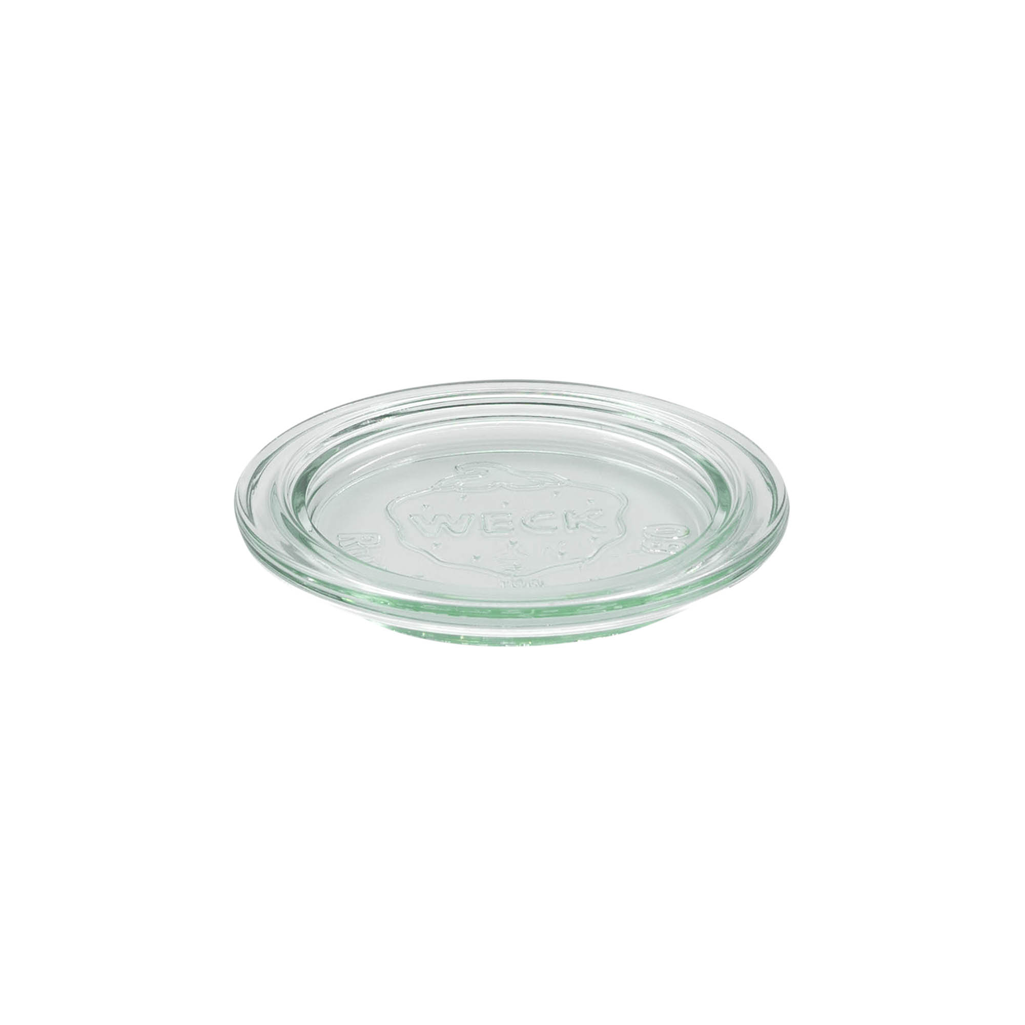 WECK stikla vāciņš ar apaļu malu, piemērots atverei: RR80 WECK stikla vāciņš ar apaļu malu, piemērots atverei: RR80