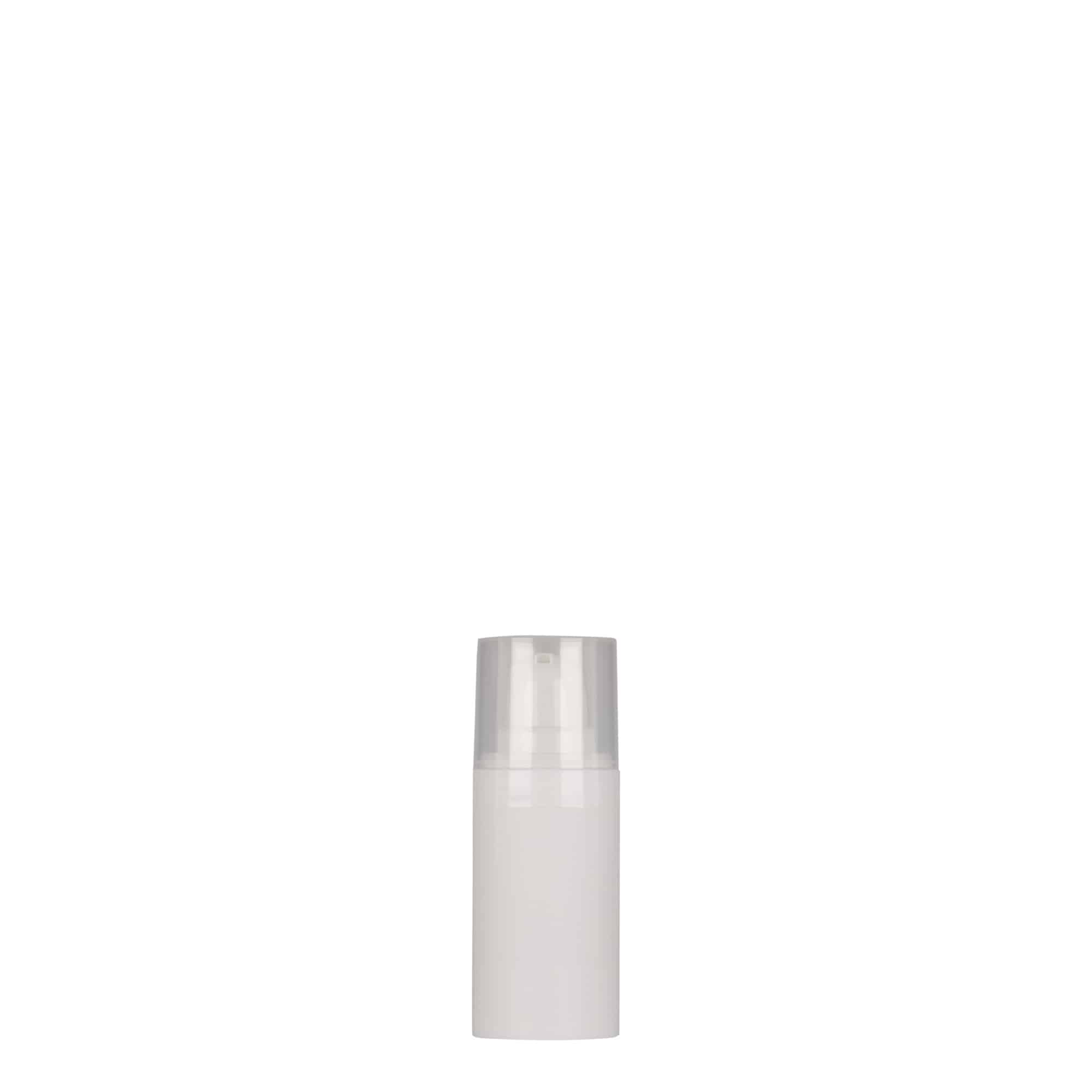 15 ml Airless dozators 'Micro', PP plastmasa, balts