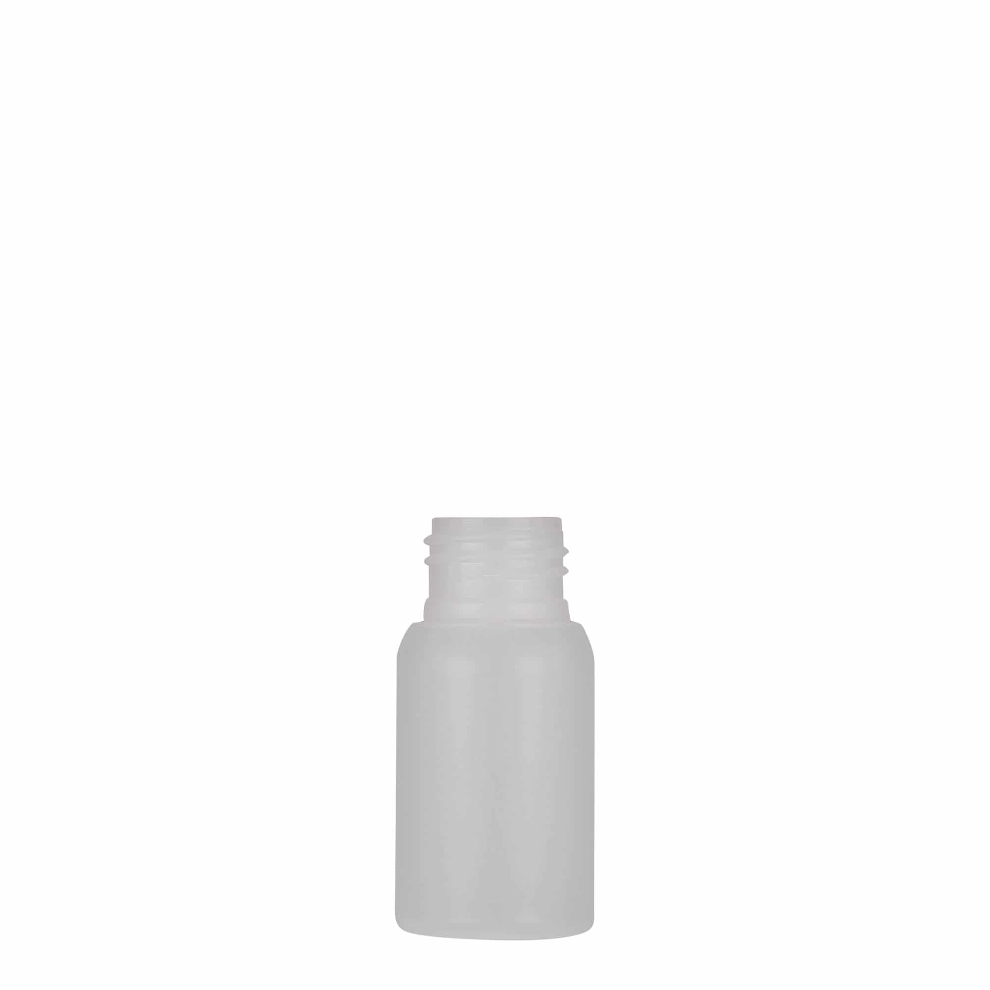 30 ml plastmasas pudele 'Tuffy', HDPE, dabīga, aizdare: GPI 24/410 30 ml plastmasas pudele 'Tuffy', HDPE, dabīga, aizdare: GPI 24/410