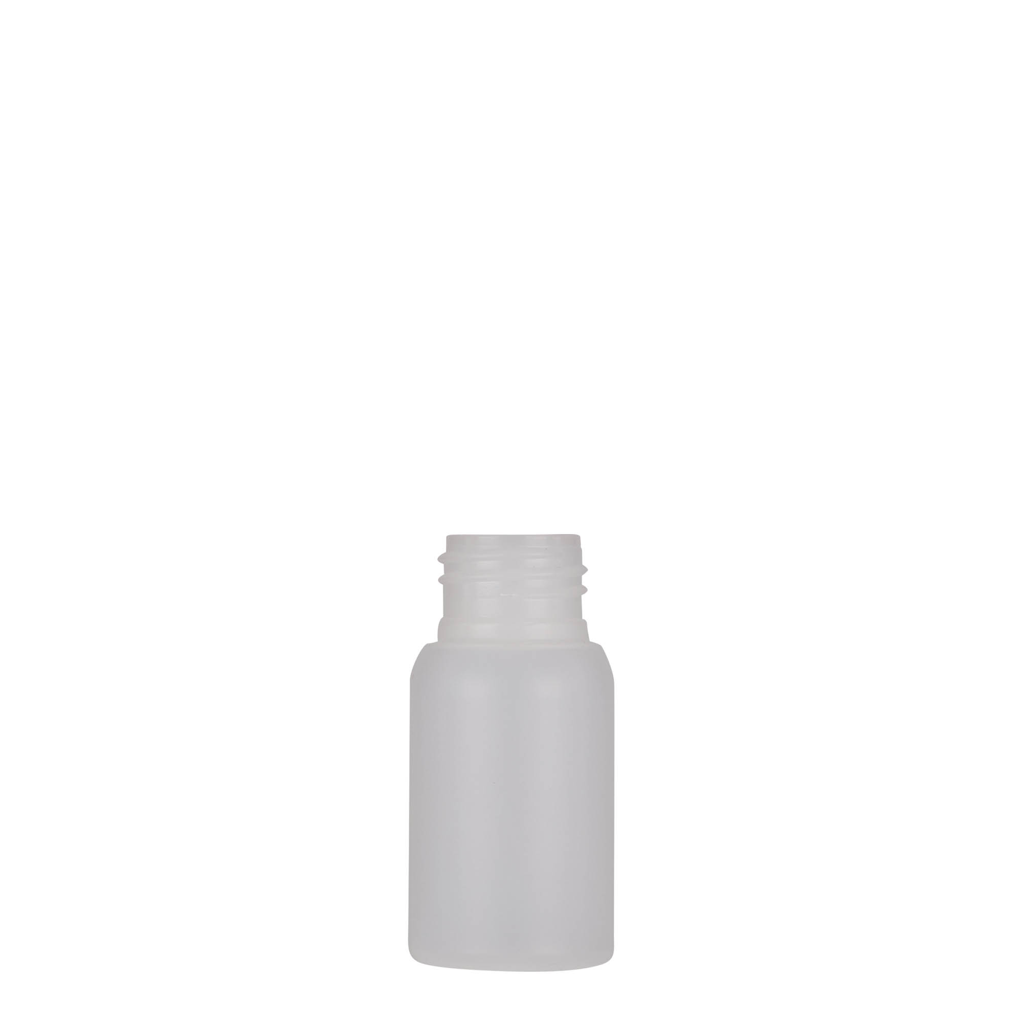 30 ml plastmasas pudele 'Tuffy', HDPE, dabīga, atvere: 24/410