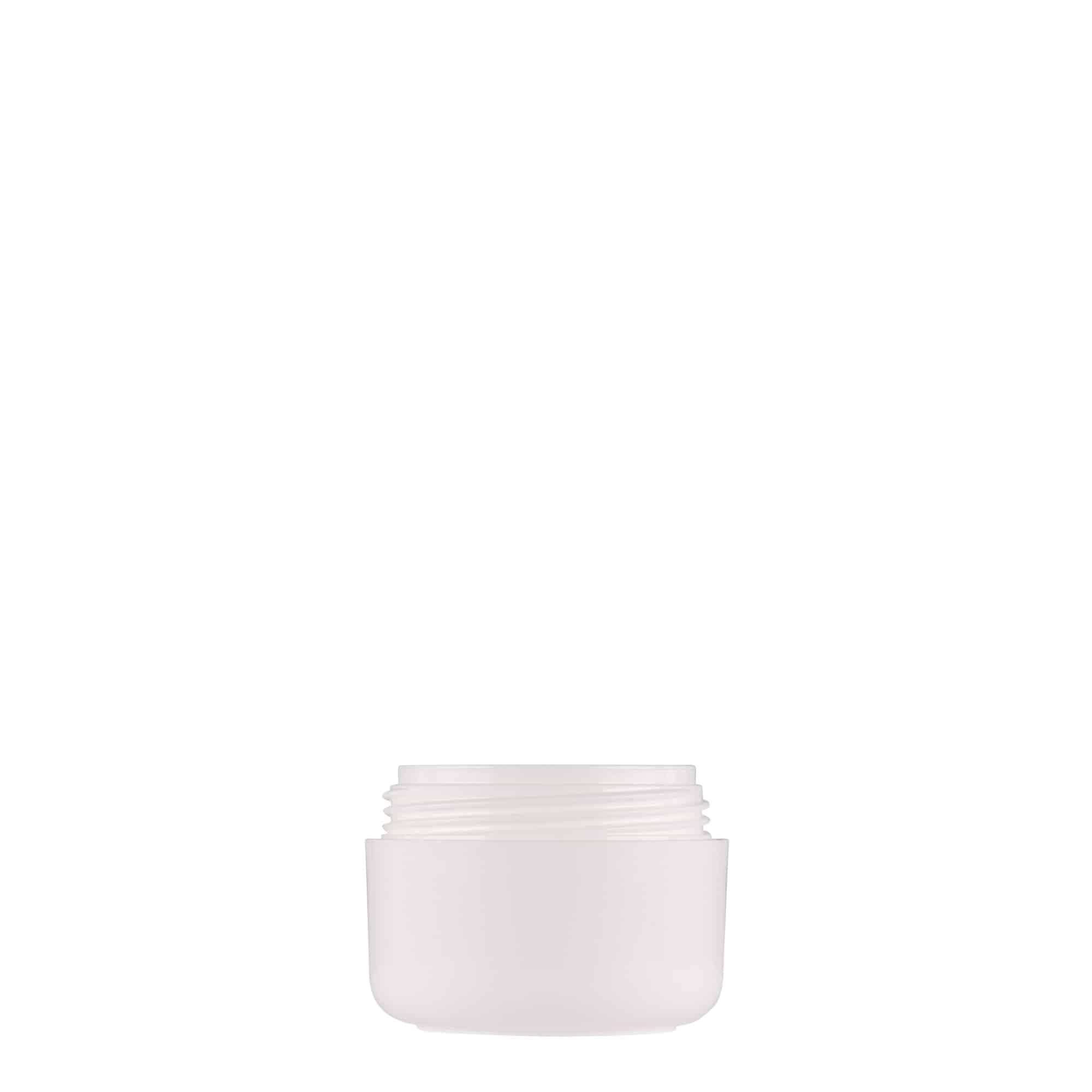 15 ml plastmasas kārbiņa 'Bianca', PP, balta, aizdare: skrūvējams vāciņš 15 ml plastmasas kārbiņa 'Bianca', PP, balta, aizdare: skrūvējams vāciņš