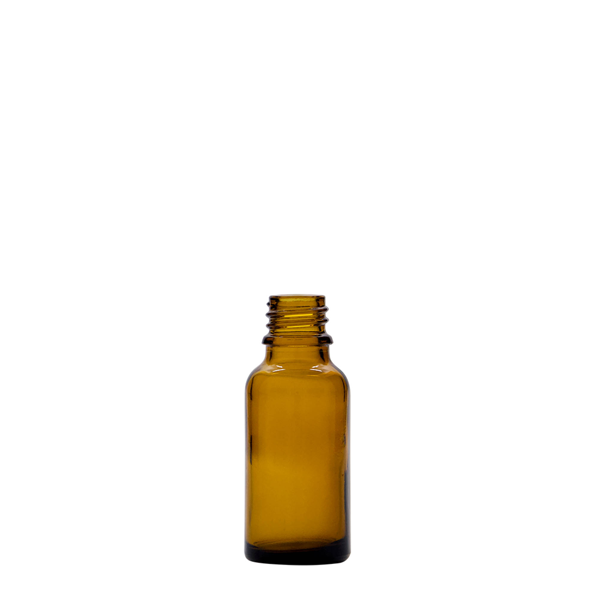 20 ml medicīnas pudele, brūns stikls, atvere: DIN 18 20 ml medicīnas pudele, brūns stikls, atvere: DIN 18