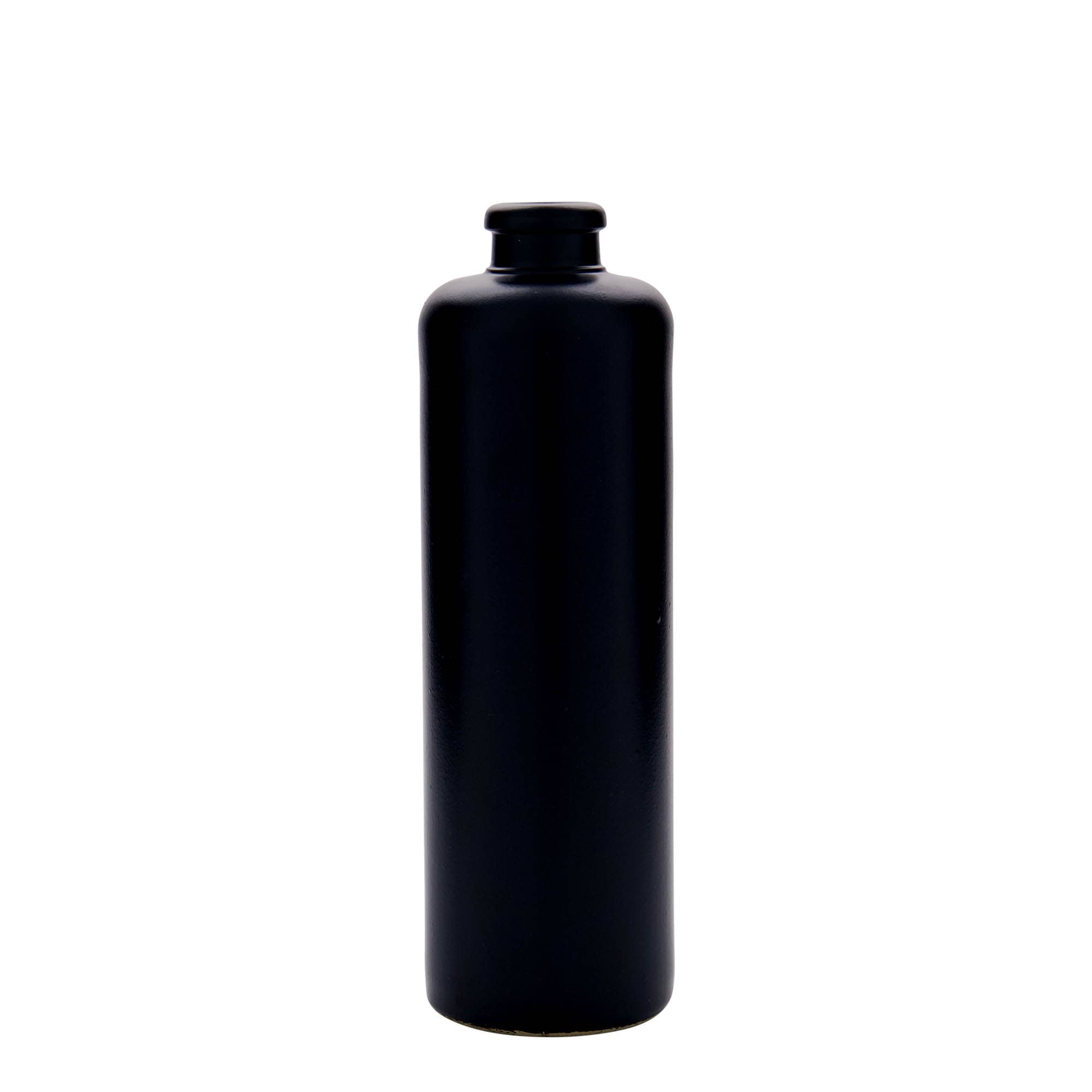 500 ml māla krūze, akmens trauks, melna, atvere: korķis