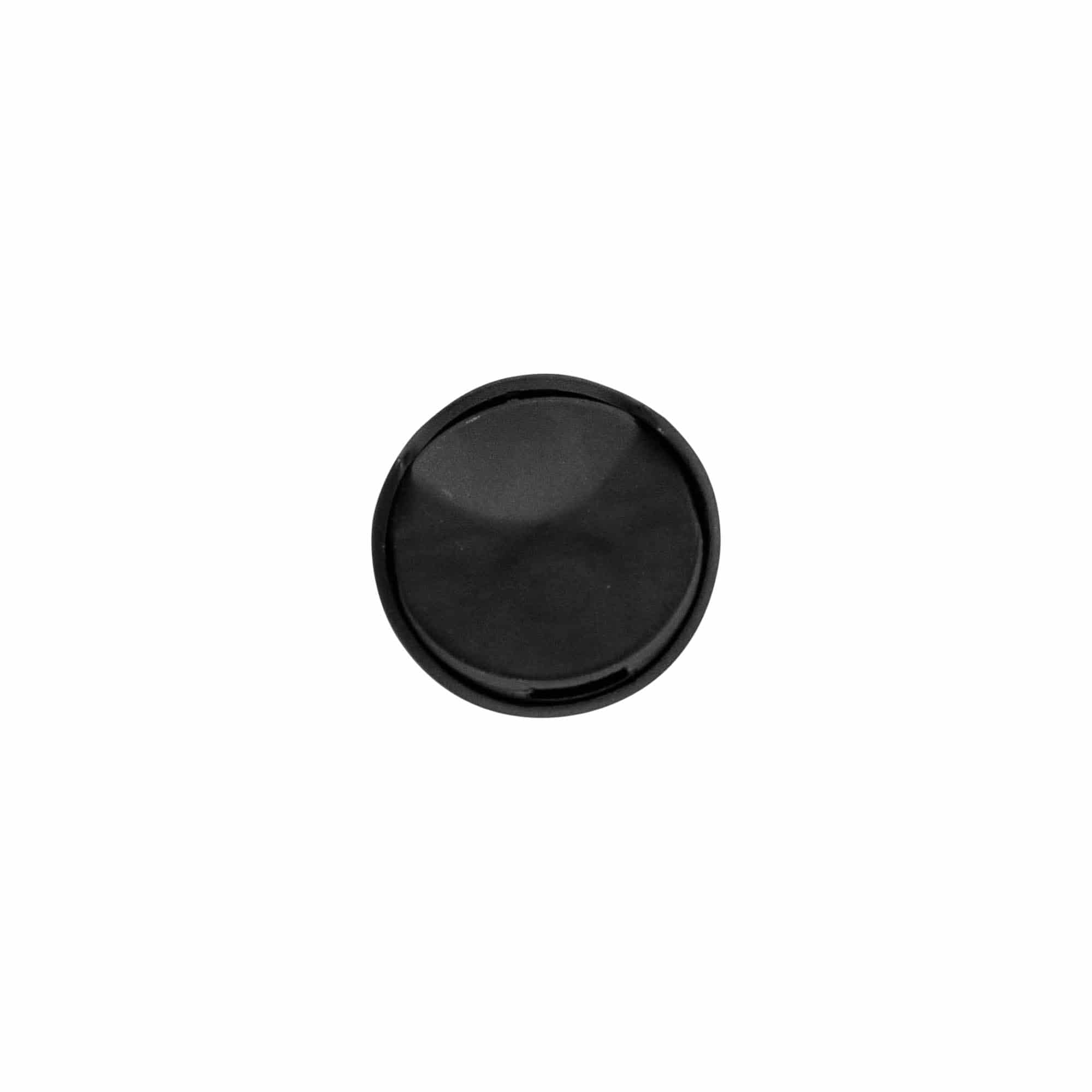 Skrūvējams vāciņš Disc Top, PP plastmasa, melns, priekš atveres: 24/410