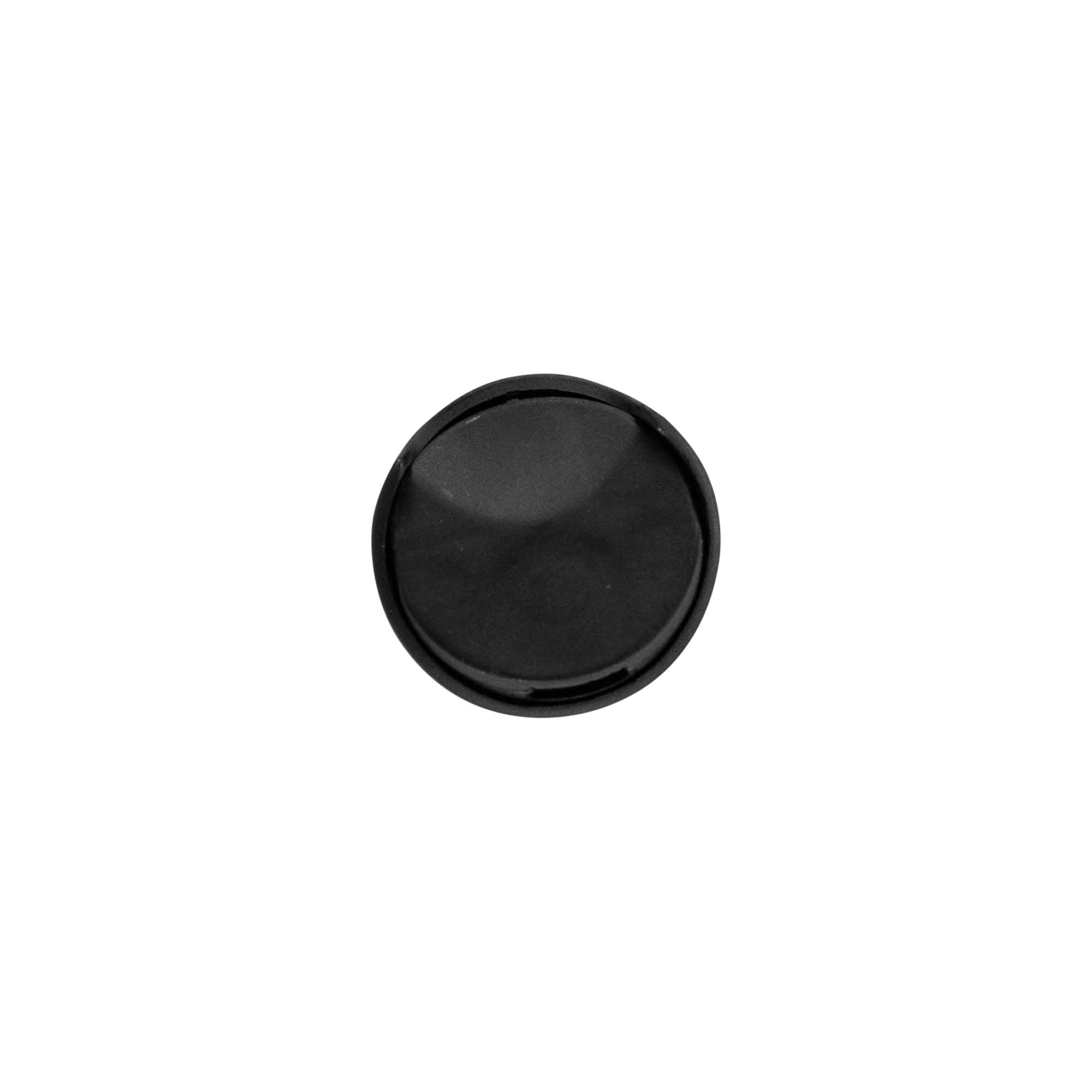Skrūvējams vāciņš Disc Top, PP plastmasa, melns, priekš atveres: 24/410