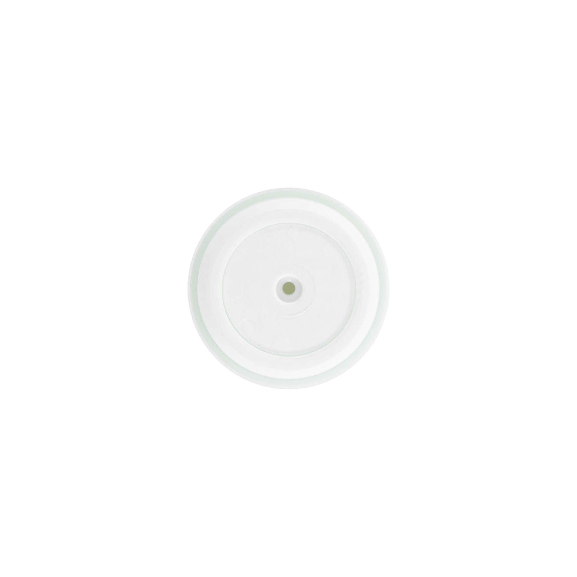 Airless Dispenser tipa pudele ar pumpīti 'Micro', PP plastmasas, sudraba