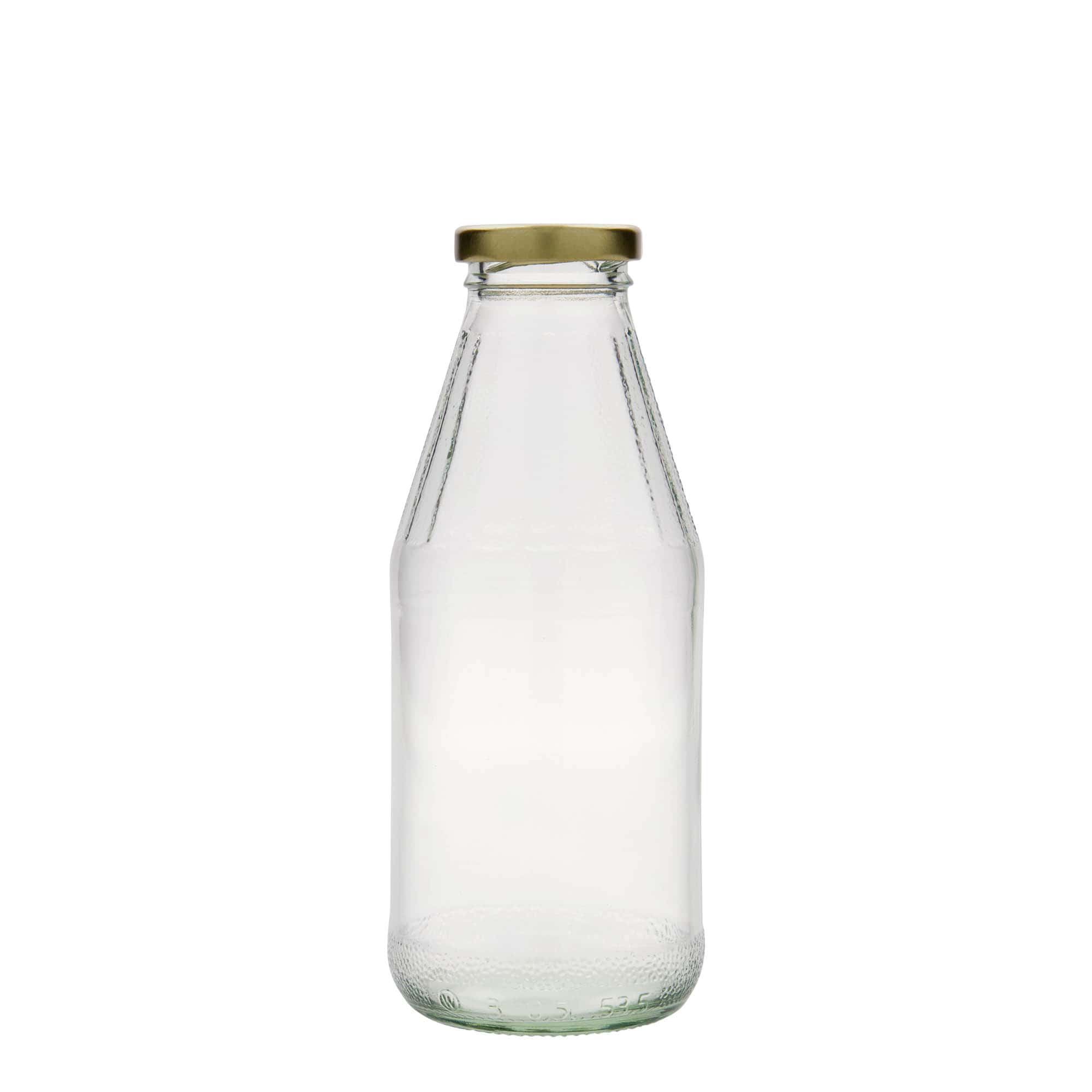 500 ml universāla pudele ar platu kaklu, stikls, atvere: Twist-Off (TO 43)