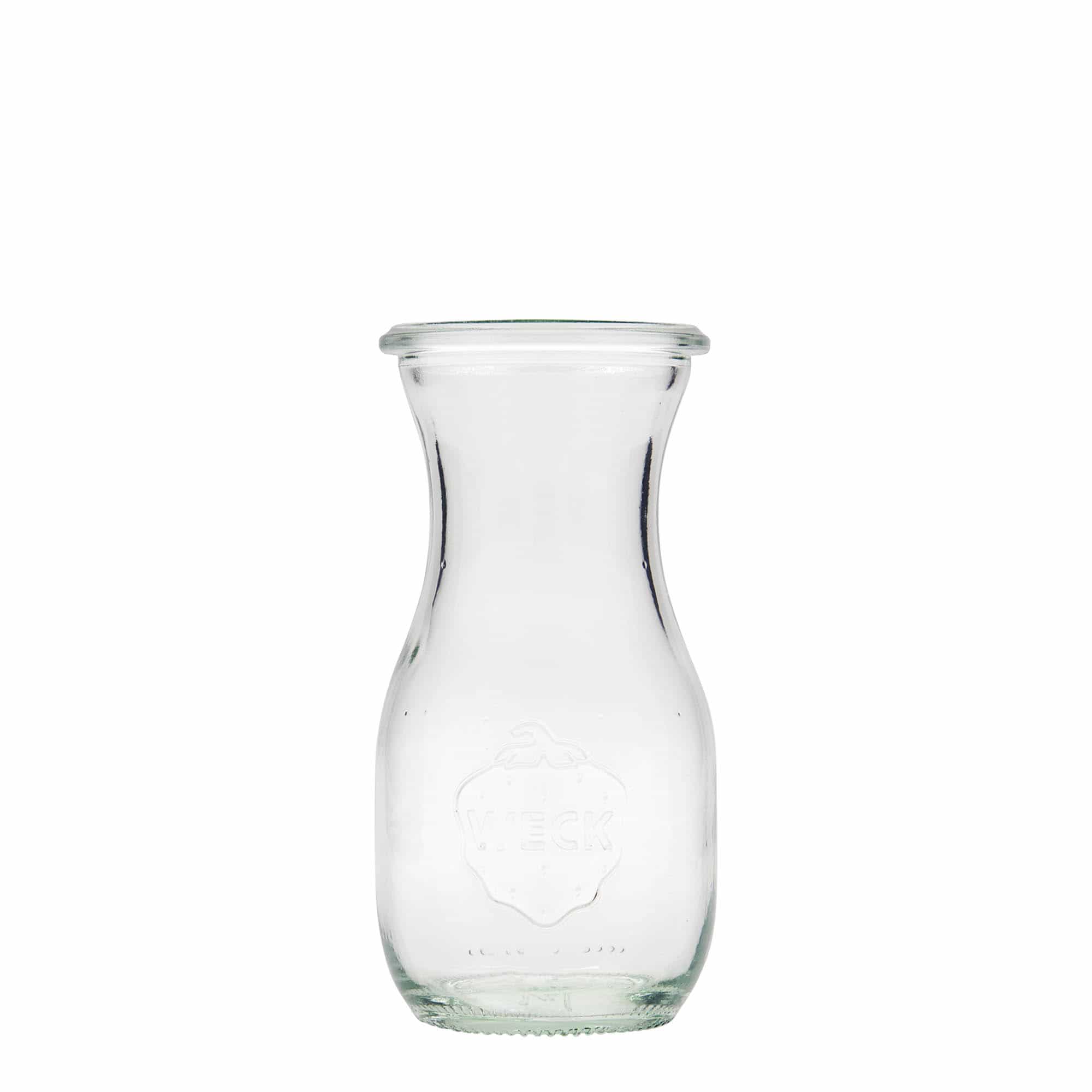 250 ml WECK sulas pudele, aizdare: noapaļota mala 250 ml WECK sulas pudele, aizdare: noapaļota mala