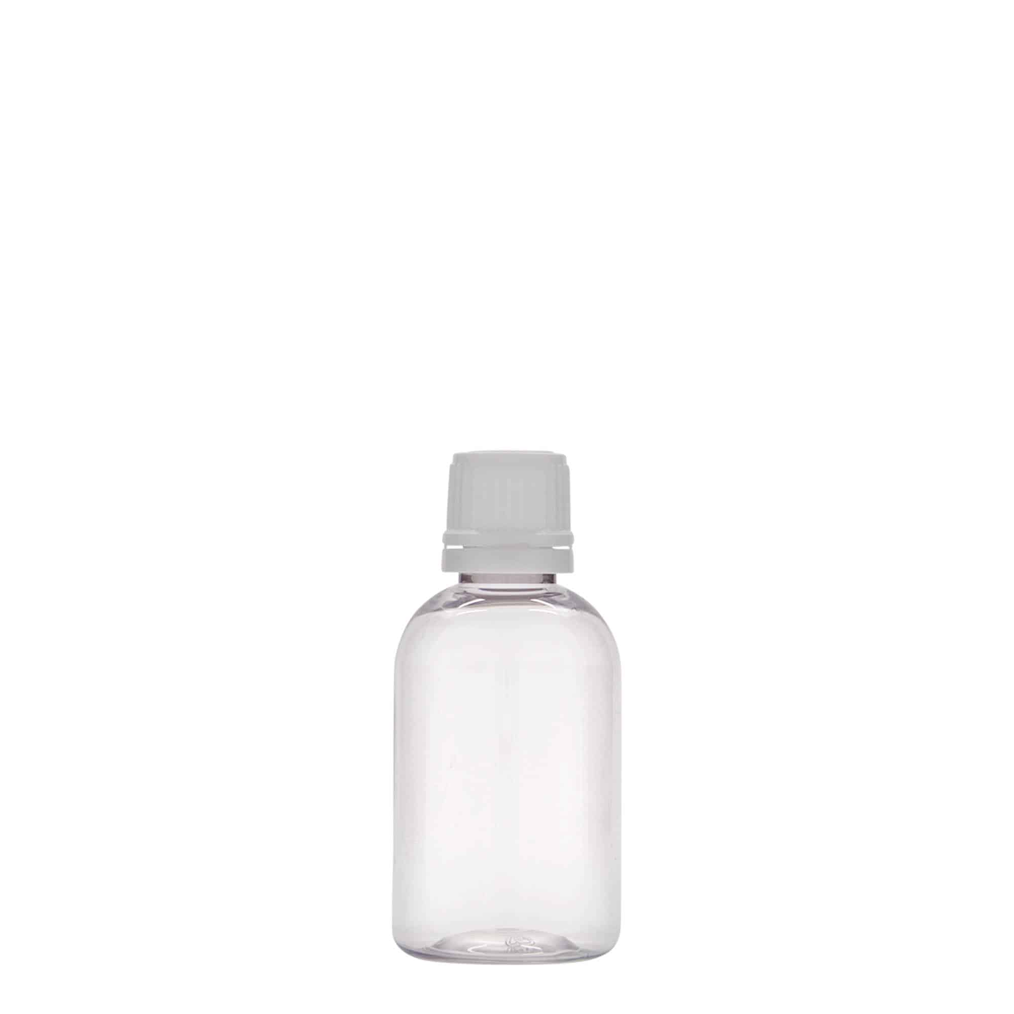 50 ml PET zāļu pudelīte 'Easy Living', plastmasas, aizdare: DIN 18