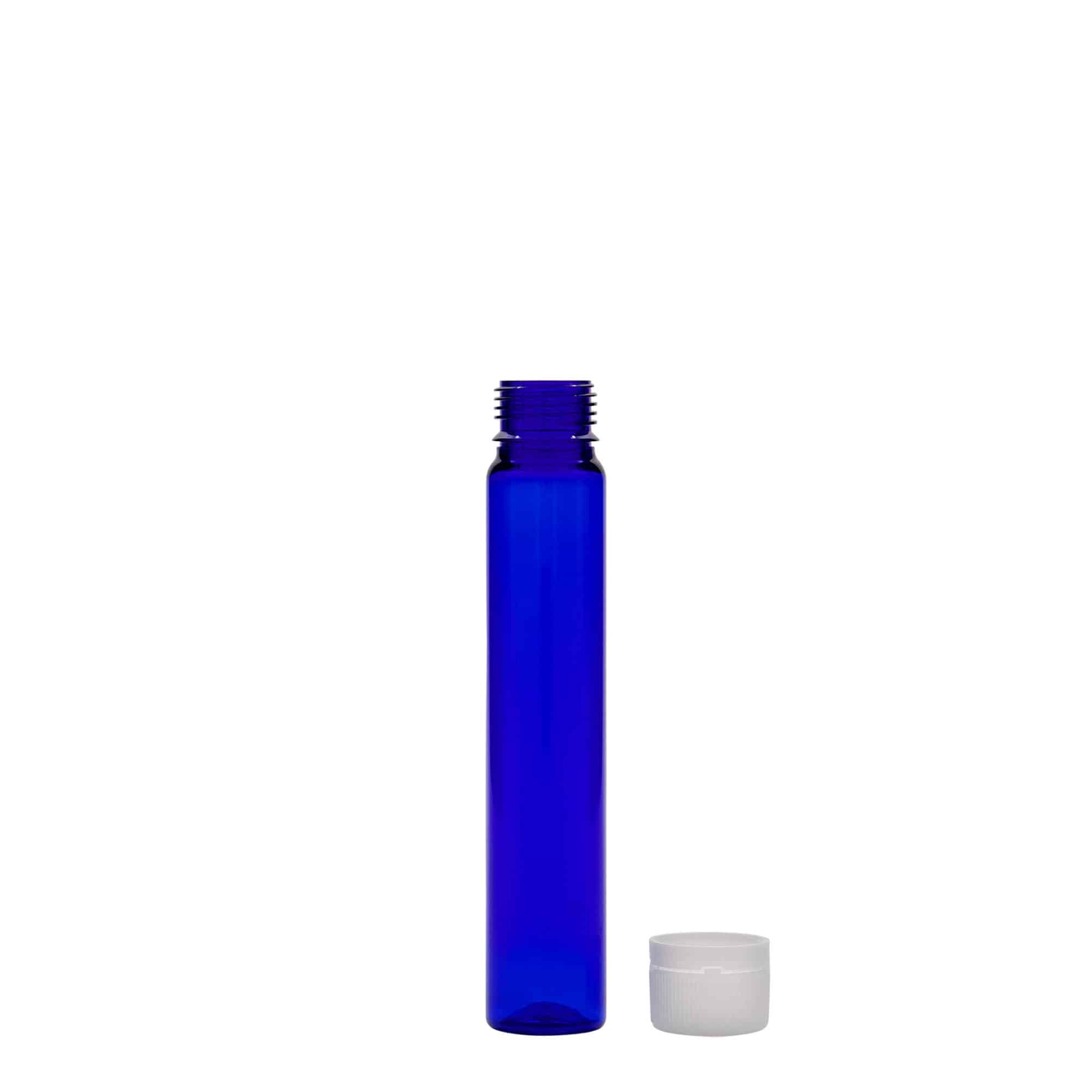 25 ml PET caurulīte, plastmasa, karaliski zils, atvere: skrūvējams vāciņš