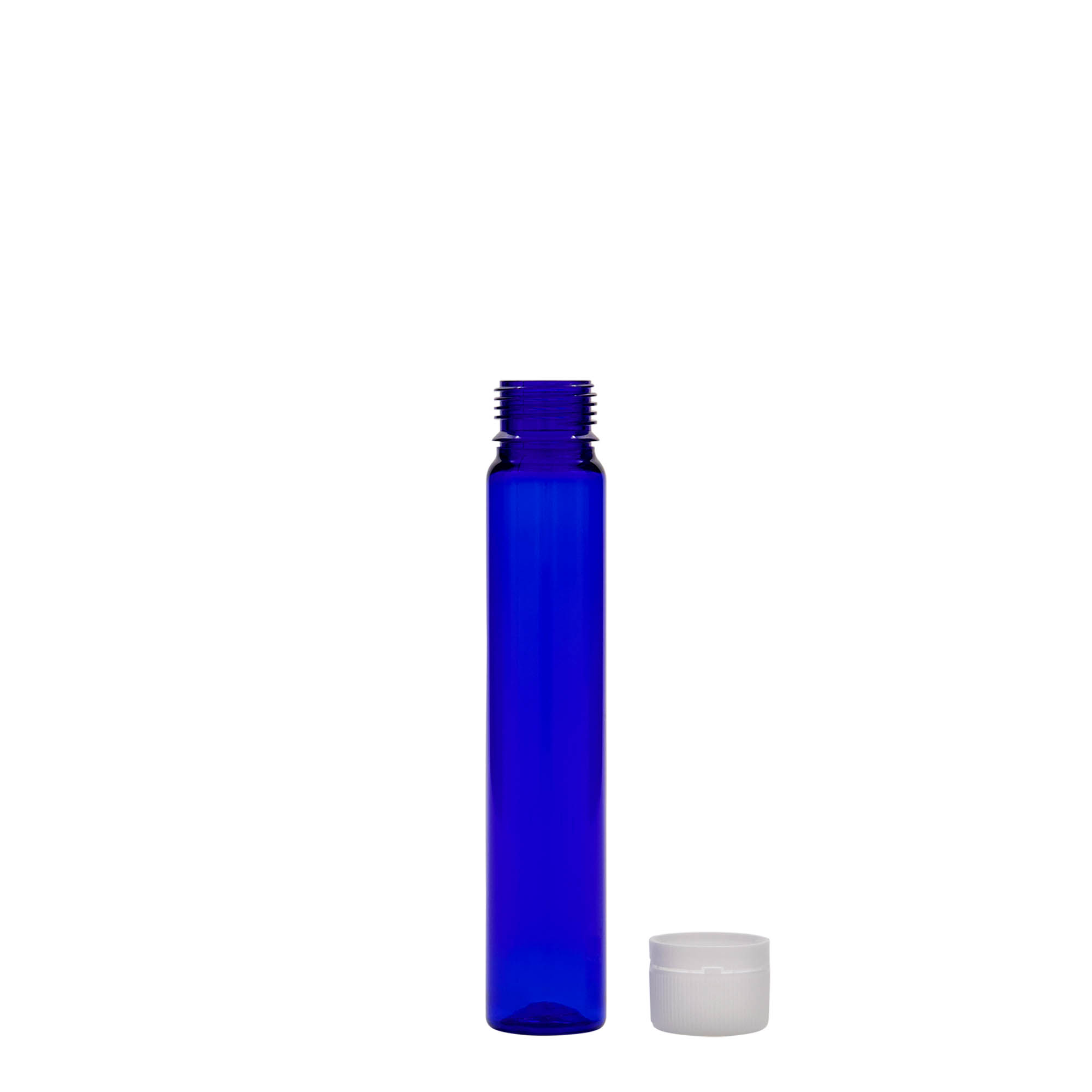 25 ml PET caurulīte, plastmasa, karaliski zils, atvere: skrūvējams vāciņš