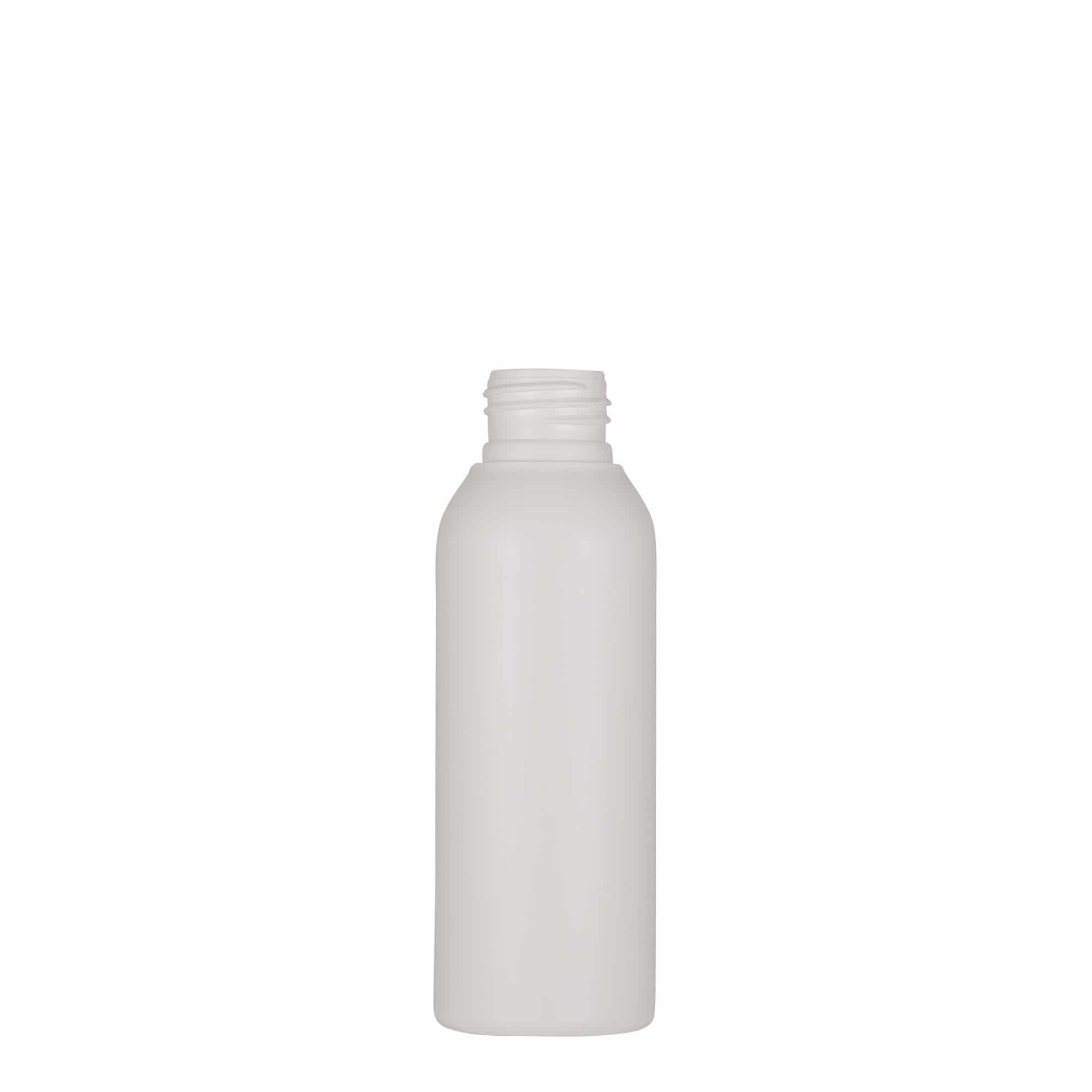 100 ml plastmasas pudele 'Tuffy', HDPE, balta, atvere: 24/410