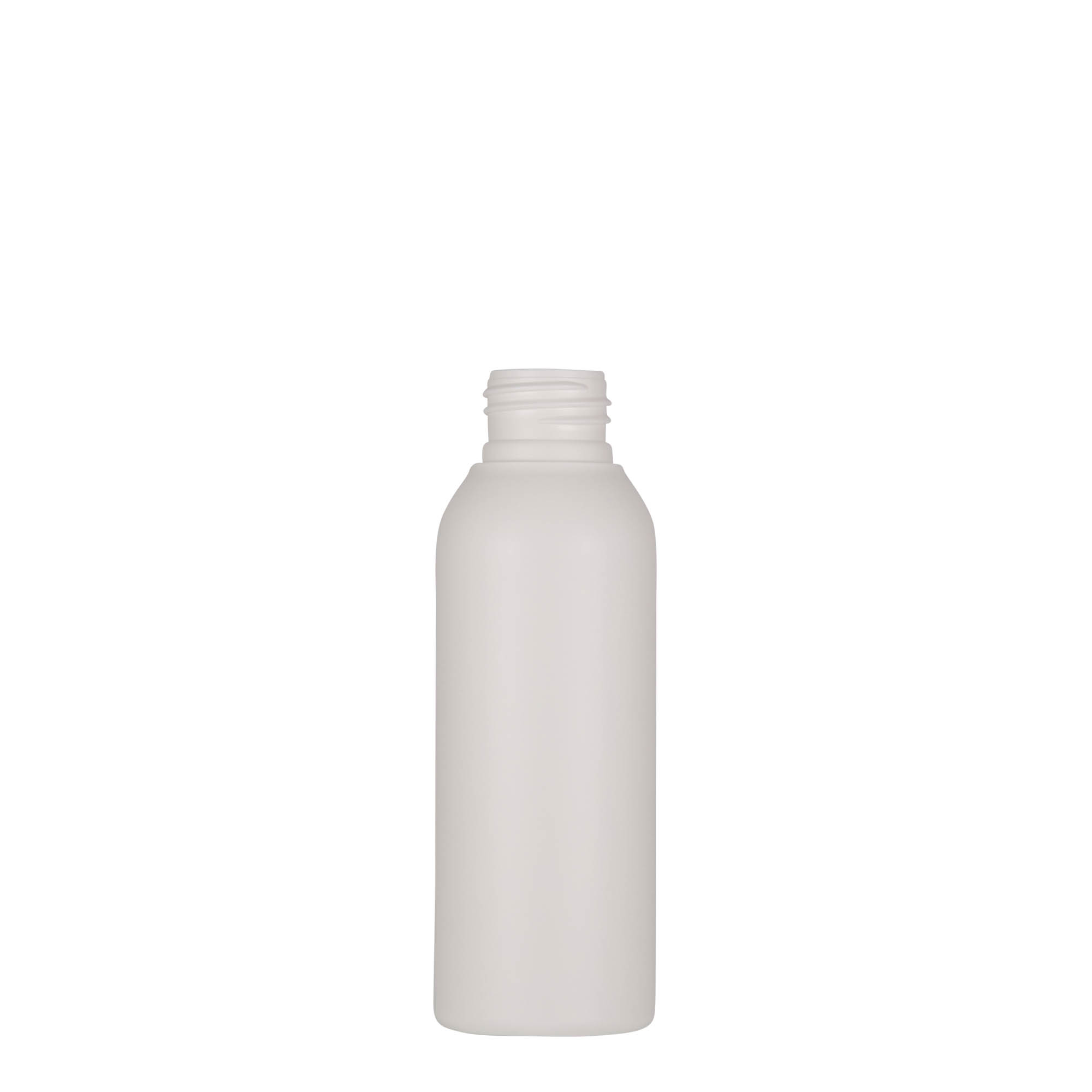 100 ml plastmasas pudele 'Tuffy', HDPE, balta, atvere: 24/410