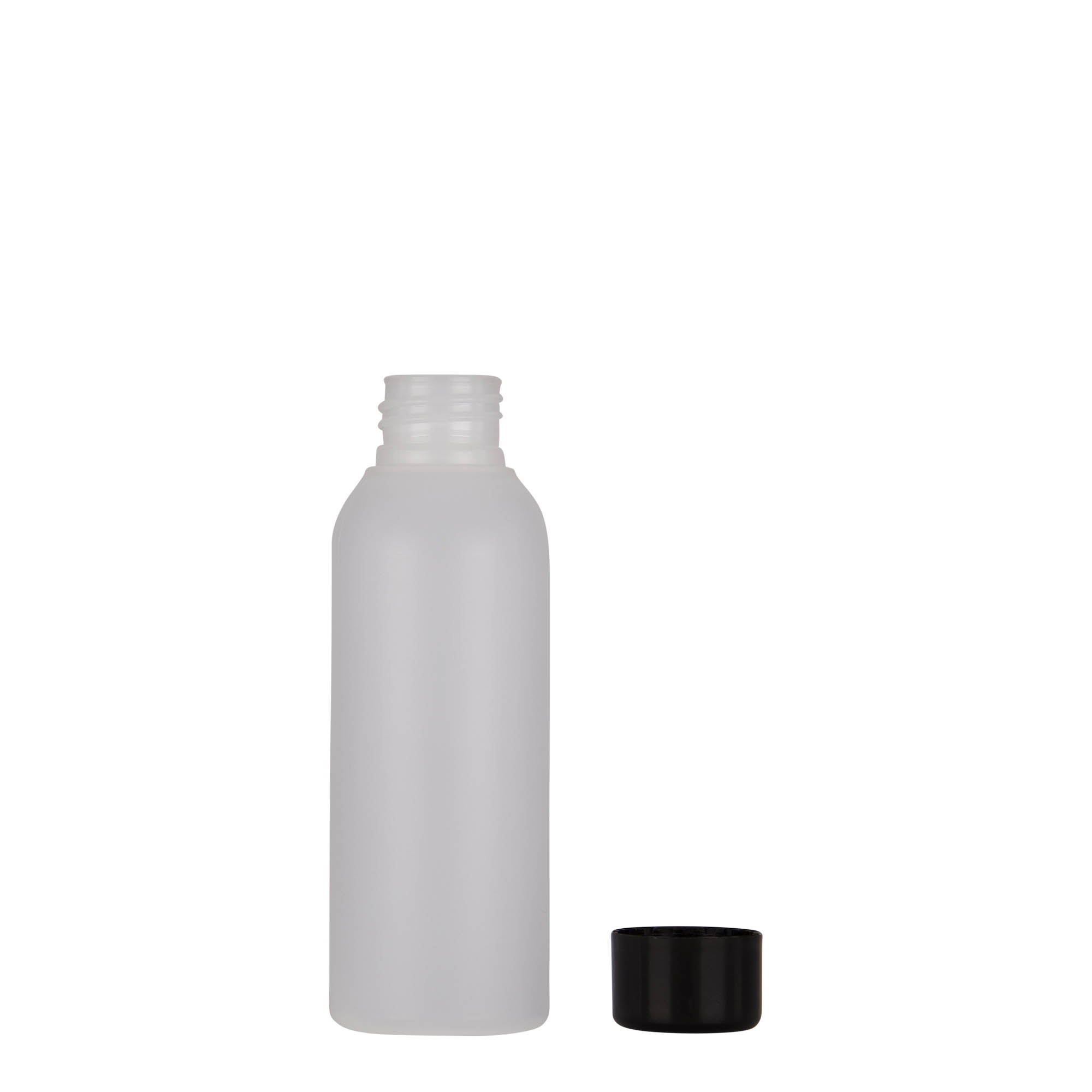 100 ml plastmasas pudele 'Tuffy', HDPE, dabīga, atvere: 24/410 100 ml plastmasas pudele 'Tuffy', HDPE, dabīga, atvere: 24/410