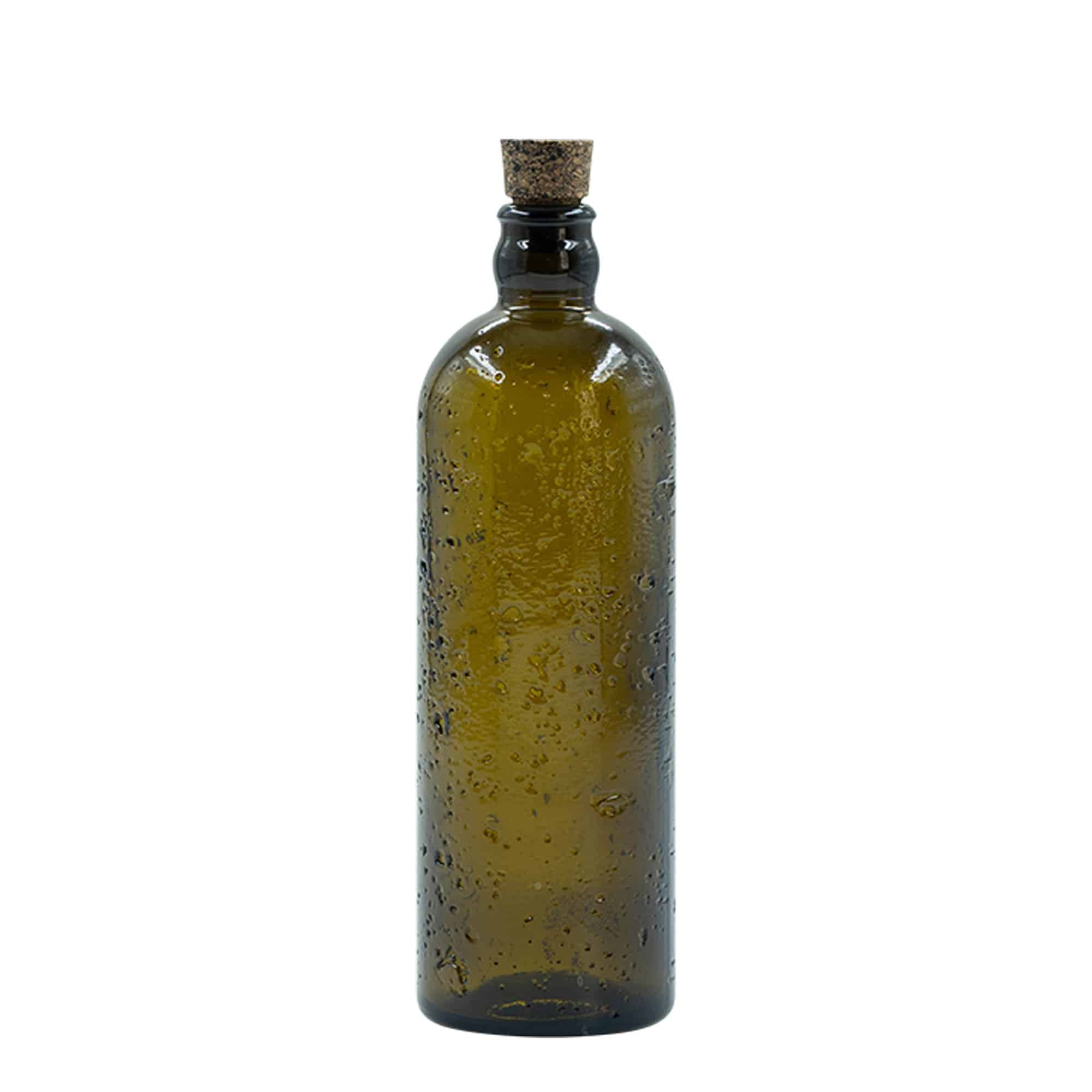 500 ml Wildly Crafted stikla pudele 'Bobber Jr', brūna, aizdare: korķis