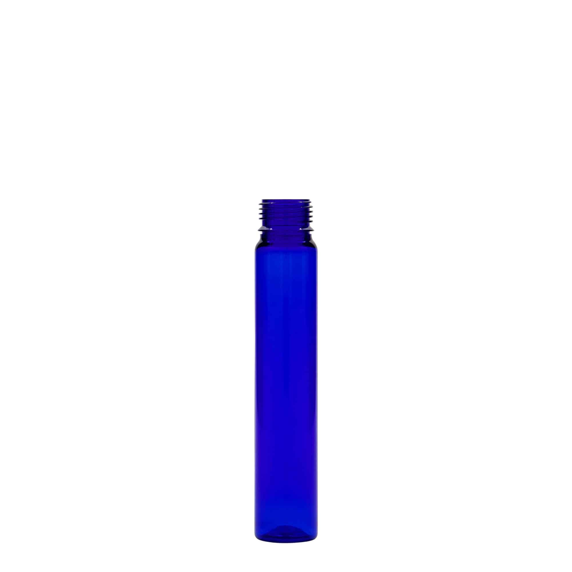 25 ml PET pudelīte, plastmasas, karaliski zila, aizdare: skrūvējams vāciņš 25 ml PET pudelīte, plastmasas, karaliski zila, aizdare: skrūvējams vāciņš