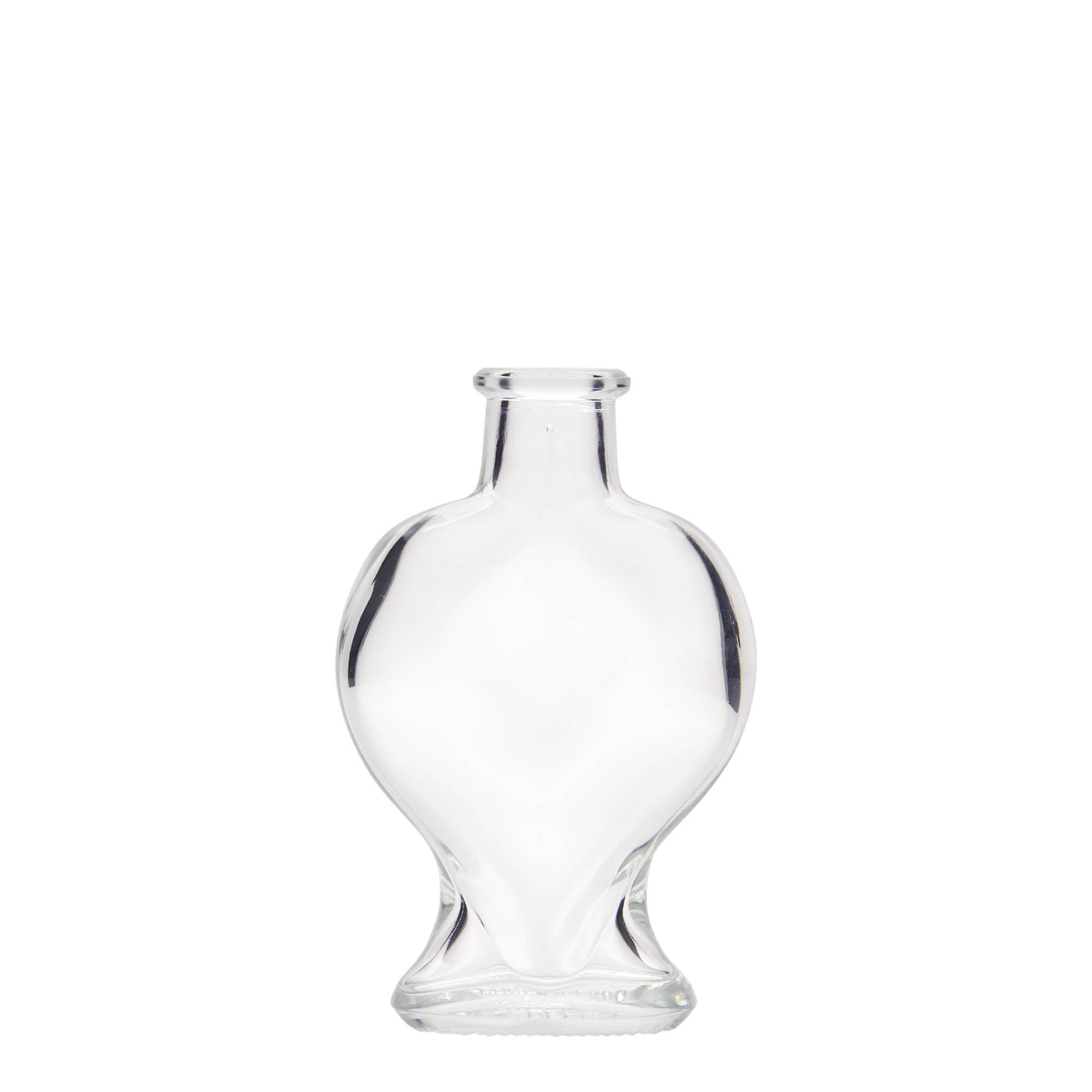 100 ml stikla pudele 'Sirds', atvere: korķis 100 ml stikla pudele 'Sirds', atvere: korķis