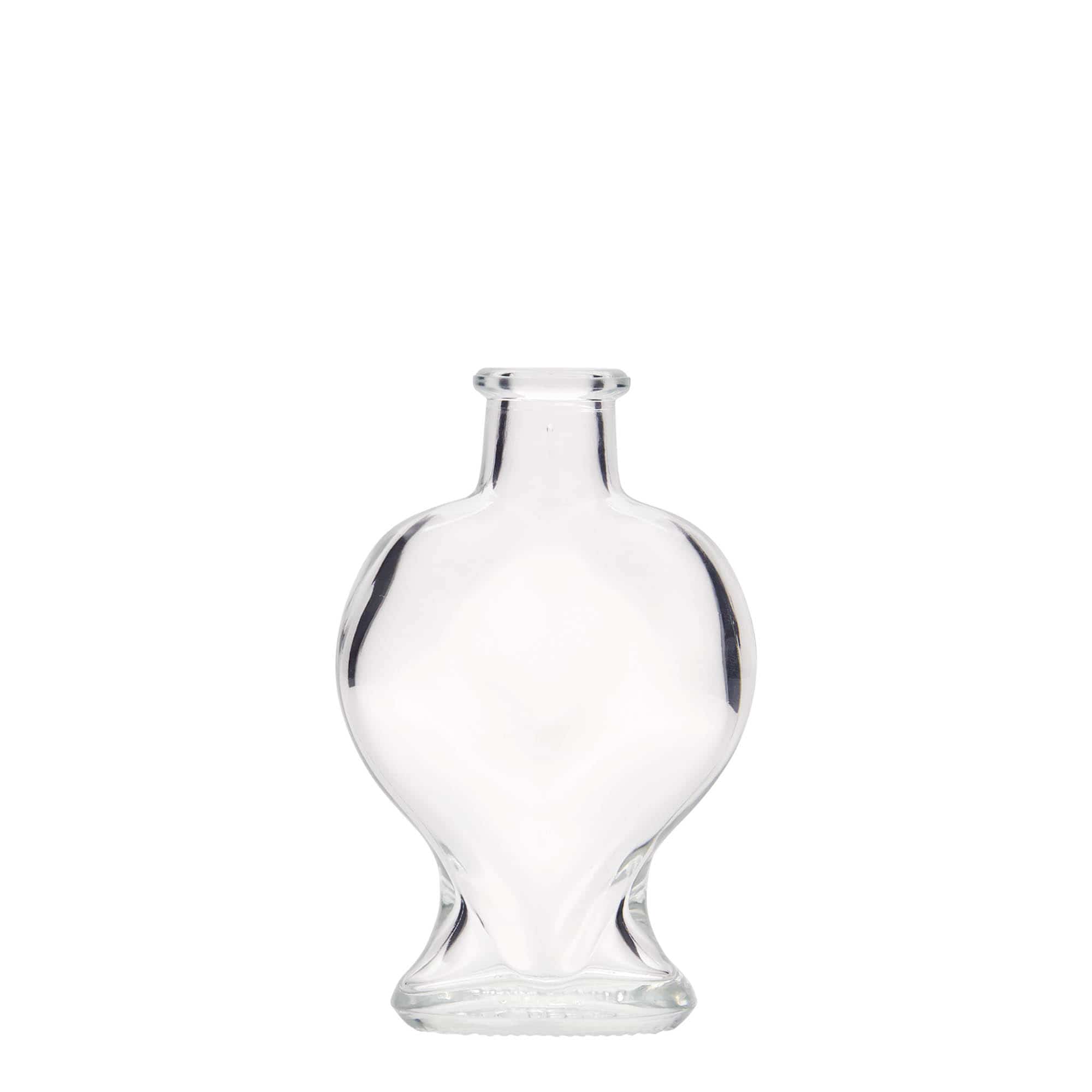 100 ml stikla pudele 'Sirds', atvere: korķis