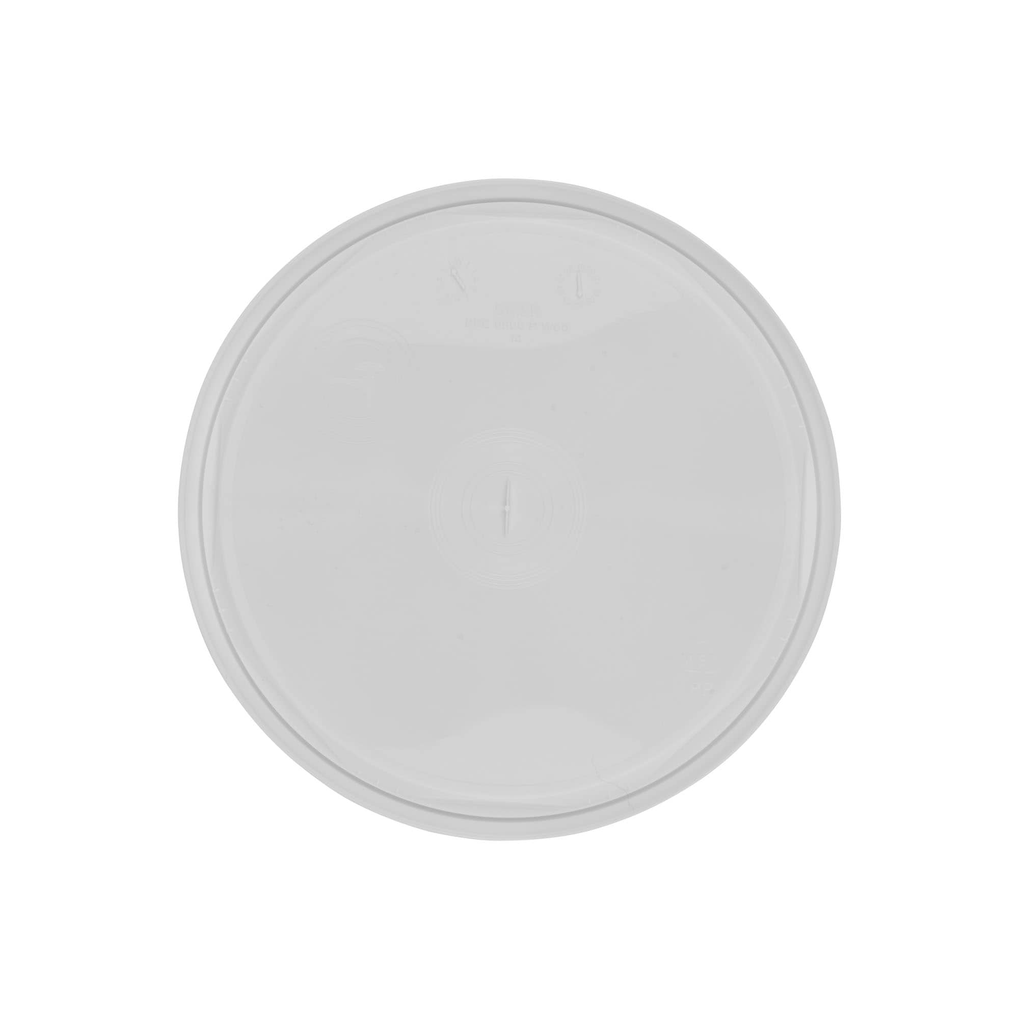 Vāks 5-6 l spainim, PP plastmasas, balts