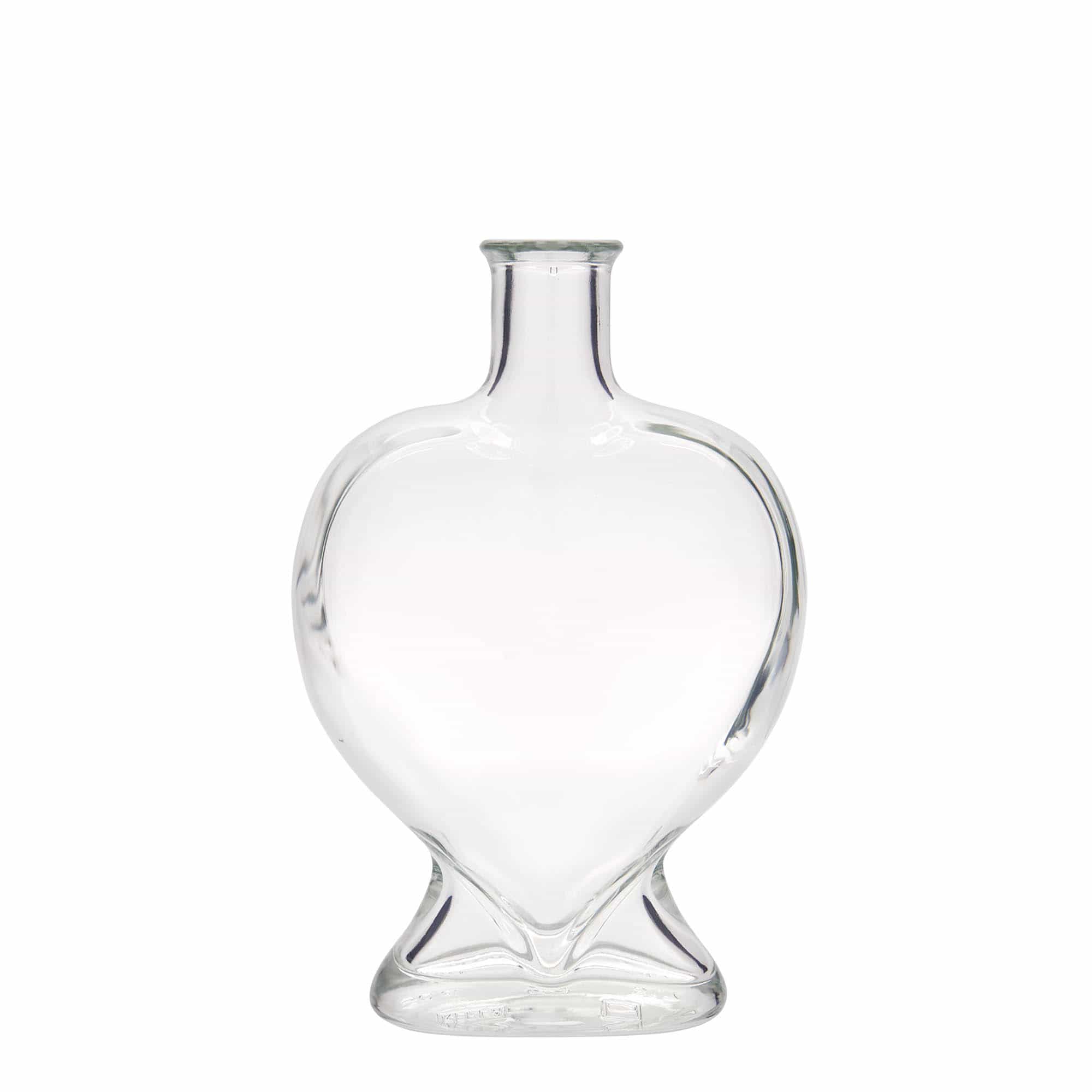 500 ml stikla pudele 'Sirds', aizdare: korķis 500 ml stikla pudele 'Sirds', aizdare: korķis