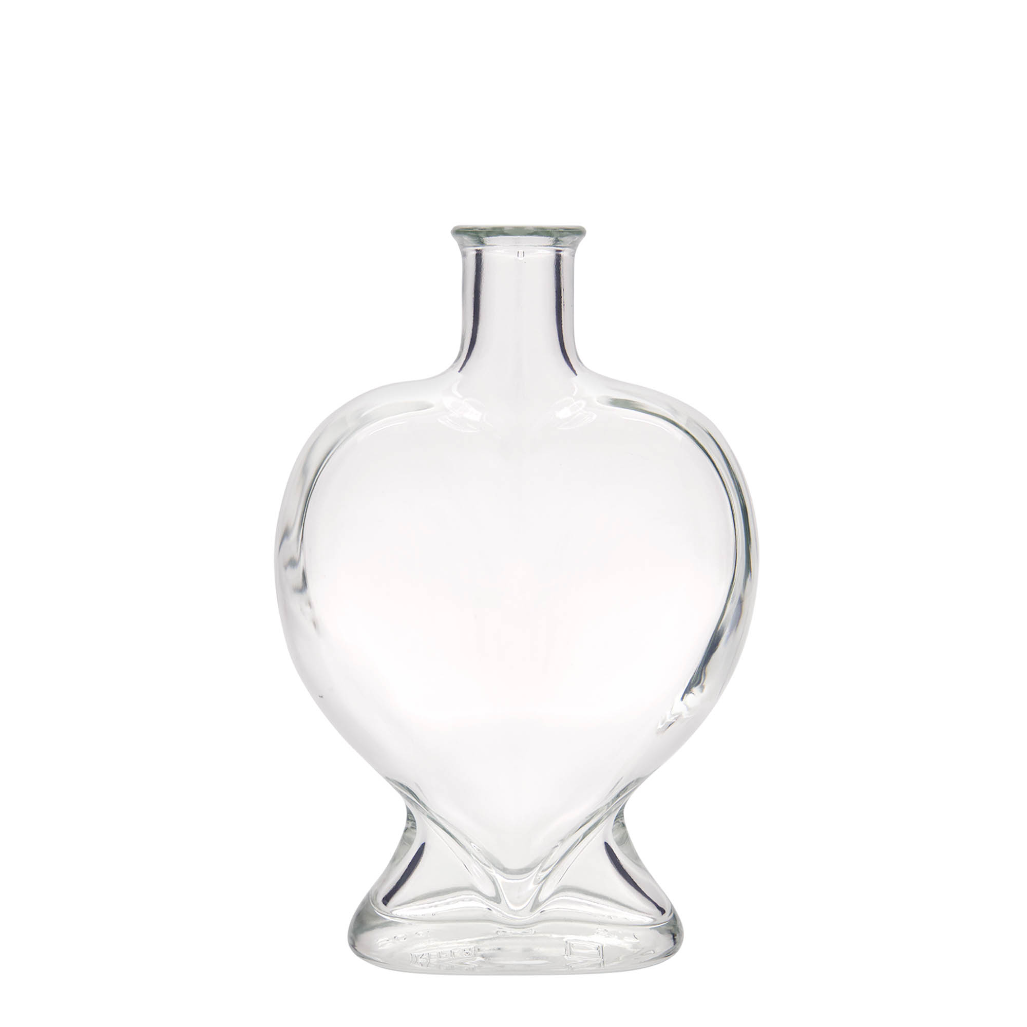 500 ml stikla pudele 'Sirds', atvere: korķis 500 ml stikla pudele 'Sirds', atvere: korķis