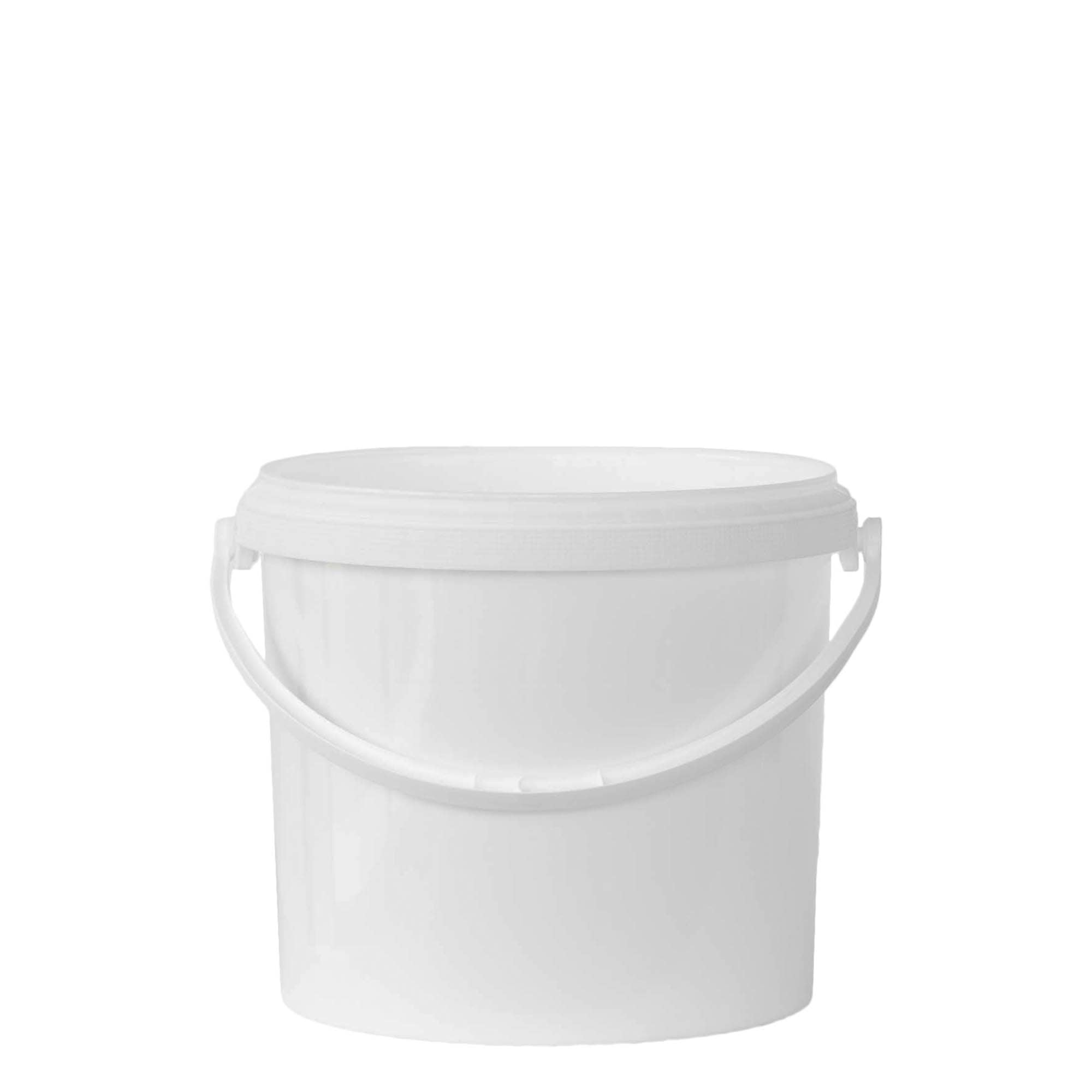 5 l spainis, PP plastmasa, balts