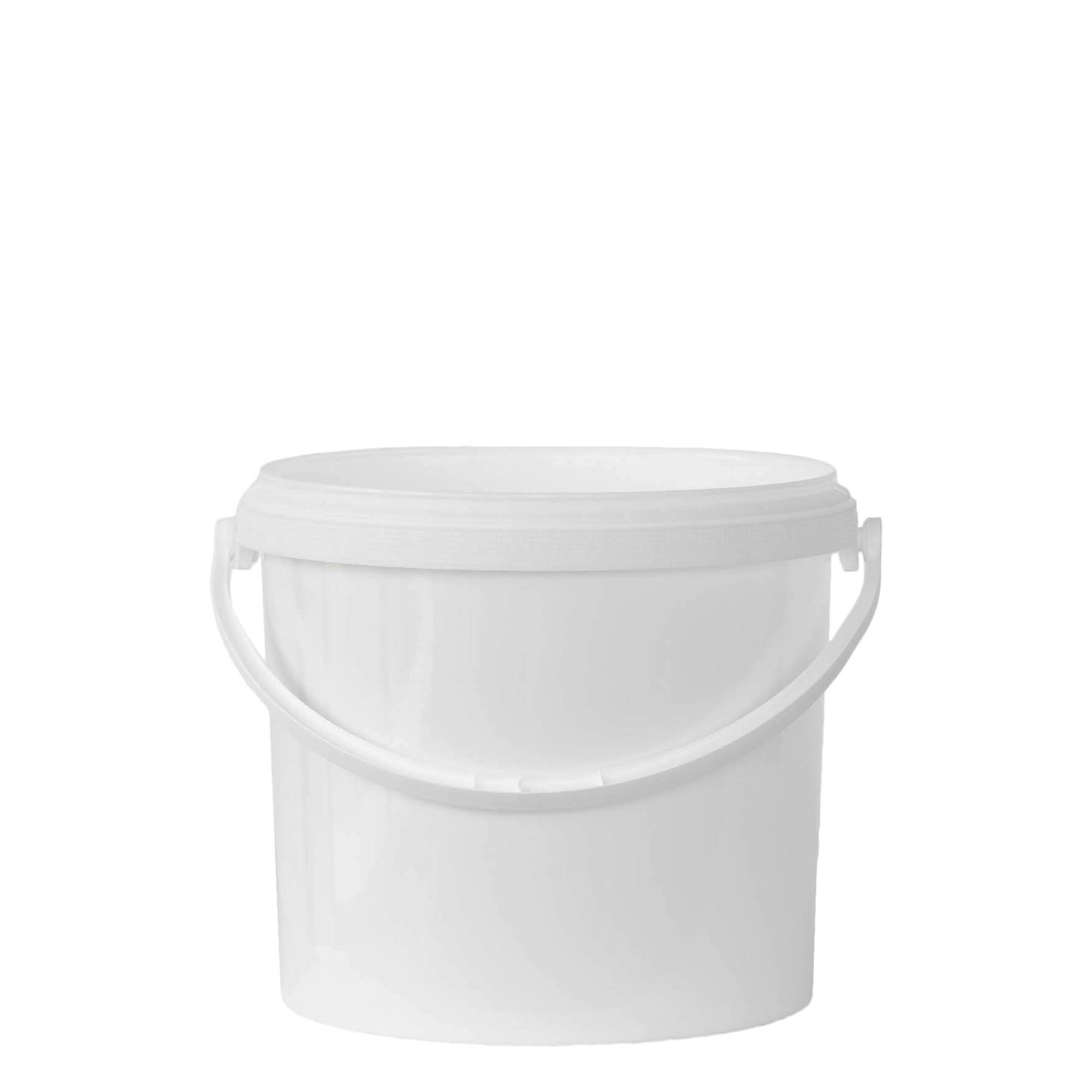 5 l spainis, PP plastmasa, balts