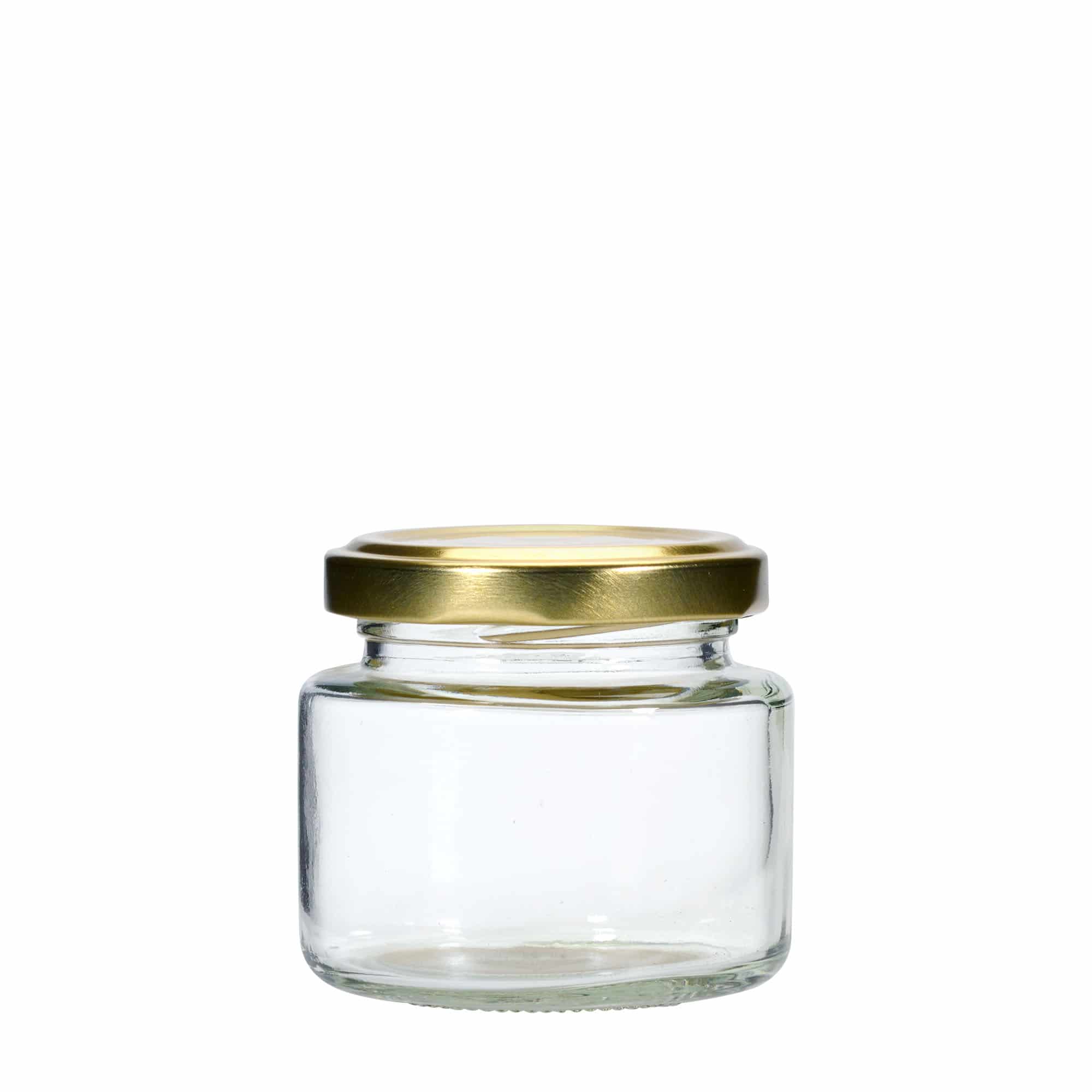 110 ml apaļais stikls, atvere: Twist-Off (TO 53)