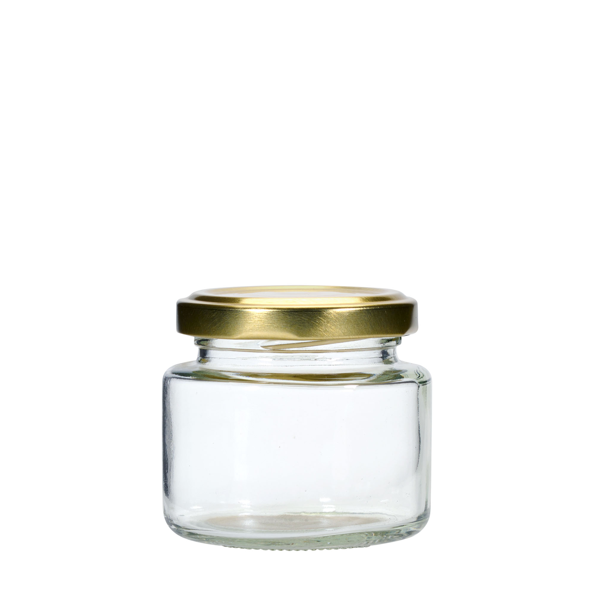 110 ml apaļais stikls, atvere: Twist-Off (TO 53)