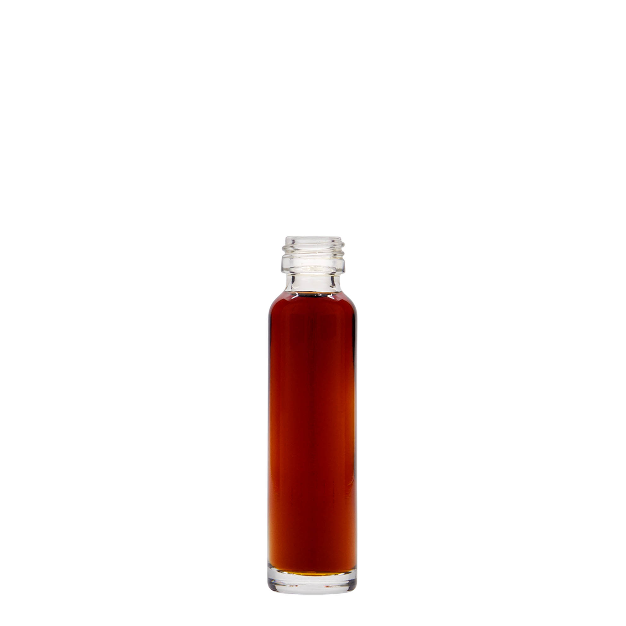 20 ml burkas pudele, stikls, atvere: PP 18