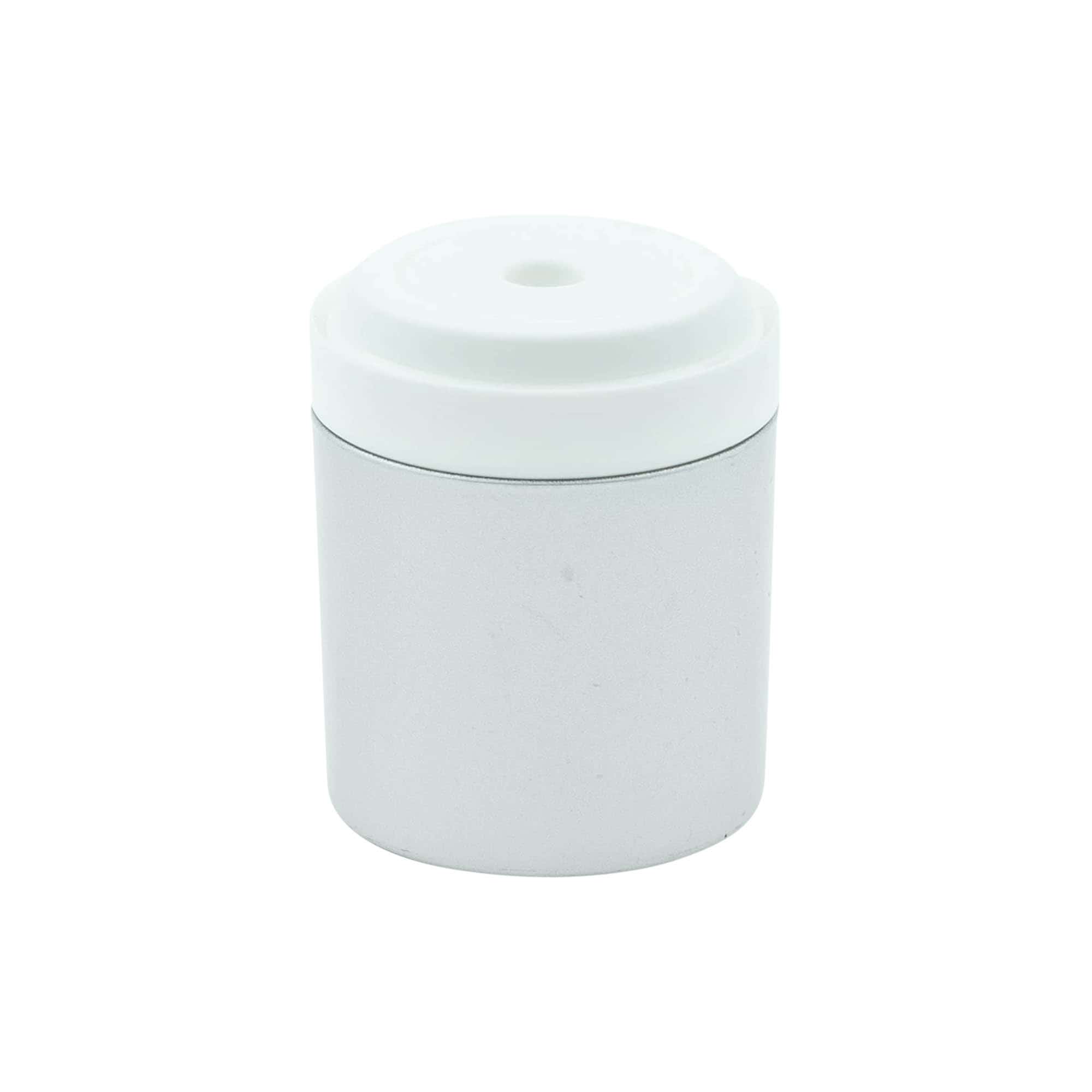 Airless Dispenser tipa pudele ar pumpīti 'Mezzo', PP plastmasas, sudraba