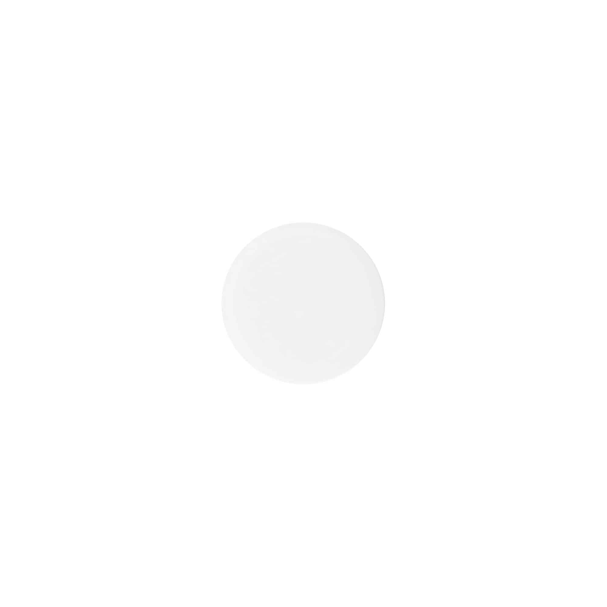 Vītne aizvērējs 'White Line' 12ml, PP plastmasa, balts