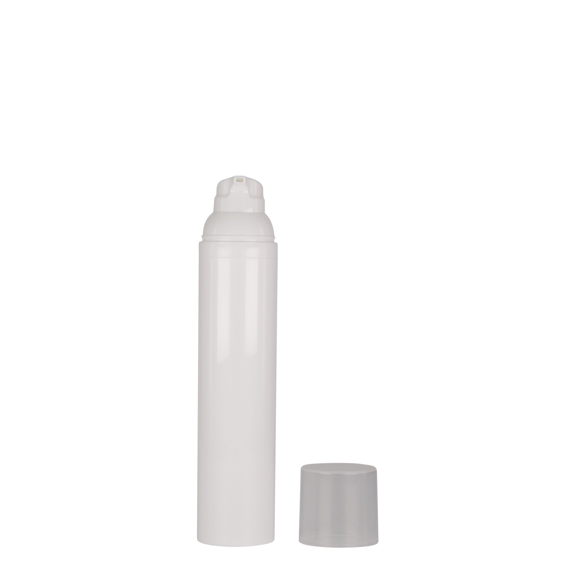100 ml bezgaisa dozators 'Mezzo', PP plastmasa, balts 100 ml bezgaisa dozators 'Mezzo', PP plastmasa, balts