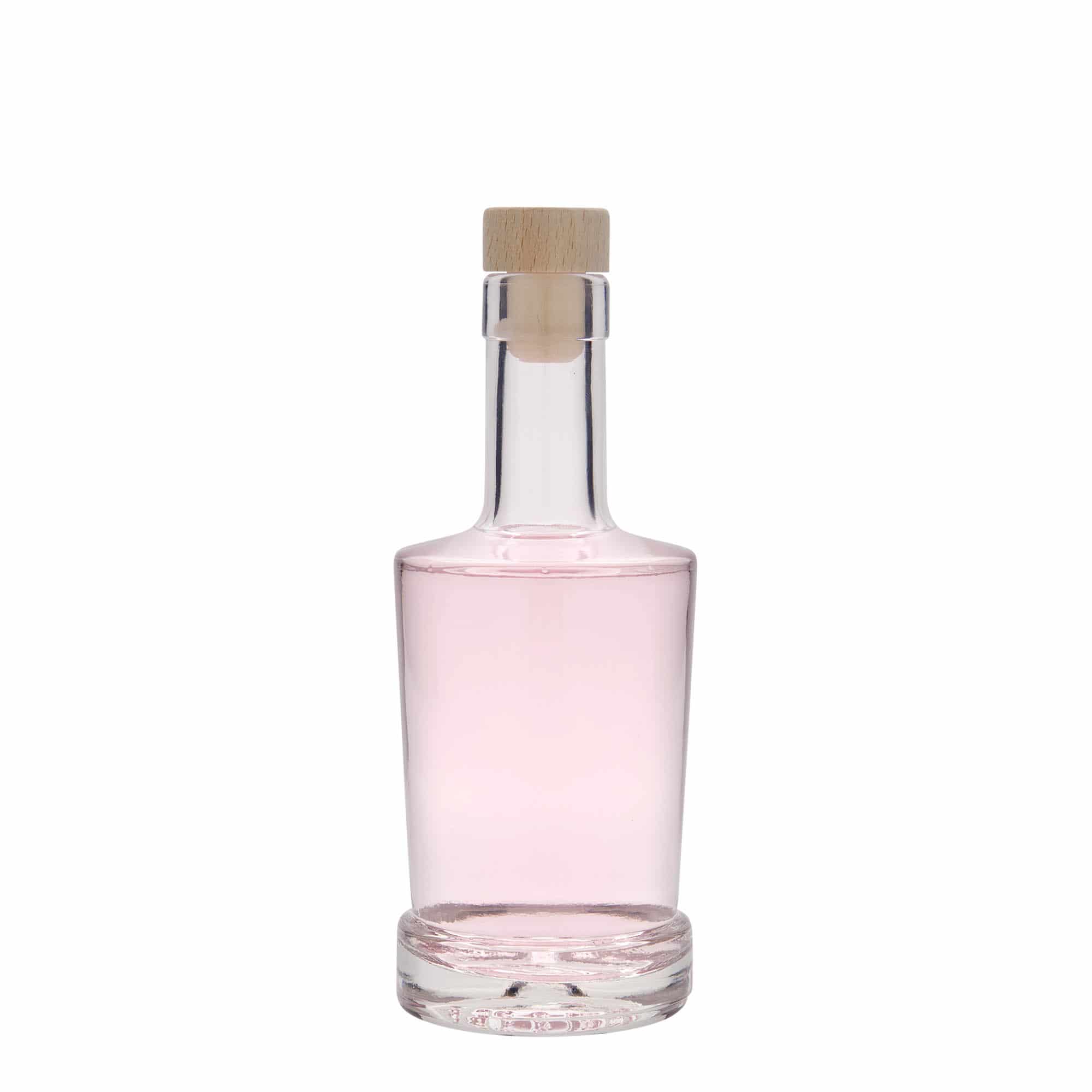 250 ml stikla pudele 'Deborah', aizdare: korķis
