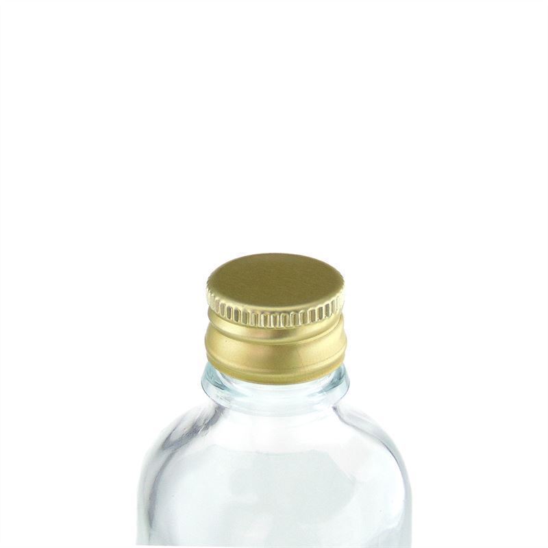 Skrūvējams vāciņš, metāls, zelta krāsā, priekš atveres: PP 18 Skrūvējams vāciņš, metāls, zelta krāsā, priekš atveres: PP 18