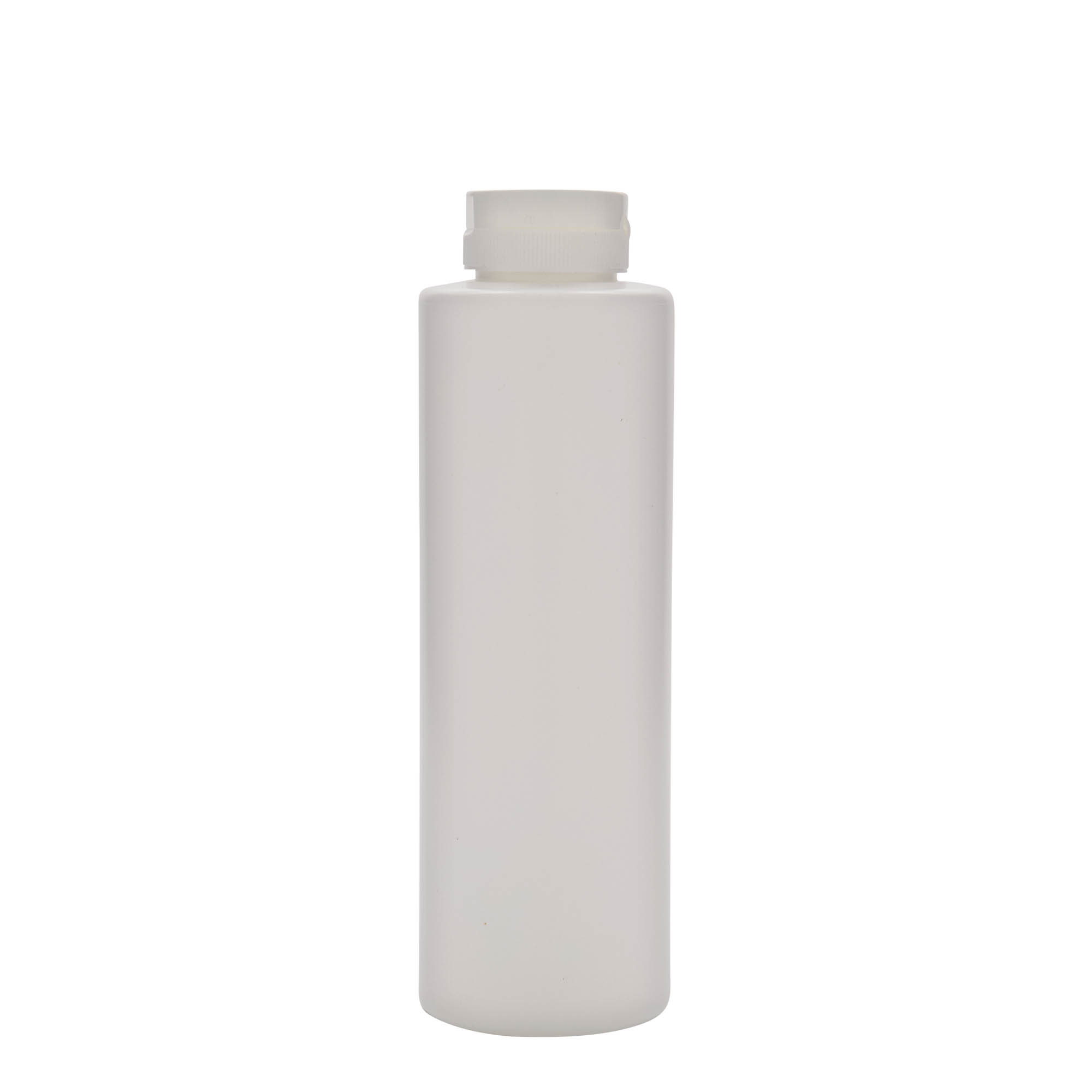 500 ml mērces pudele, LDPE plastmasa, balta, atvere: 38/400 500 ml mērces pudele, LDPE plastmasa, balta, atvere: 38/400