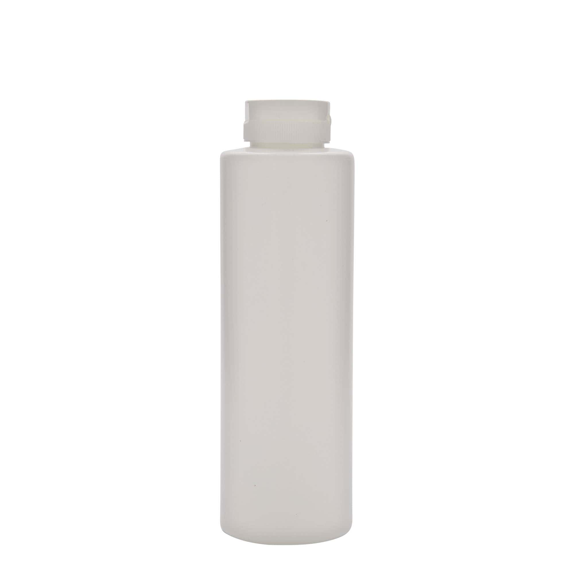 500 ml mērces pudele, LDPE plastmasa, balta, atvere: 38/400