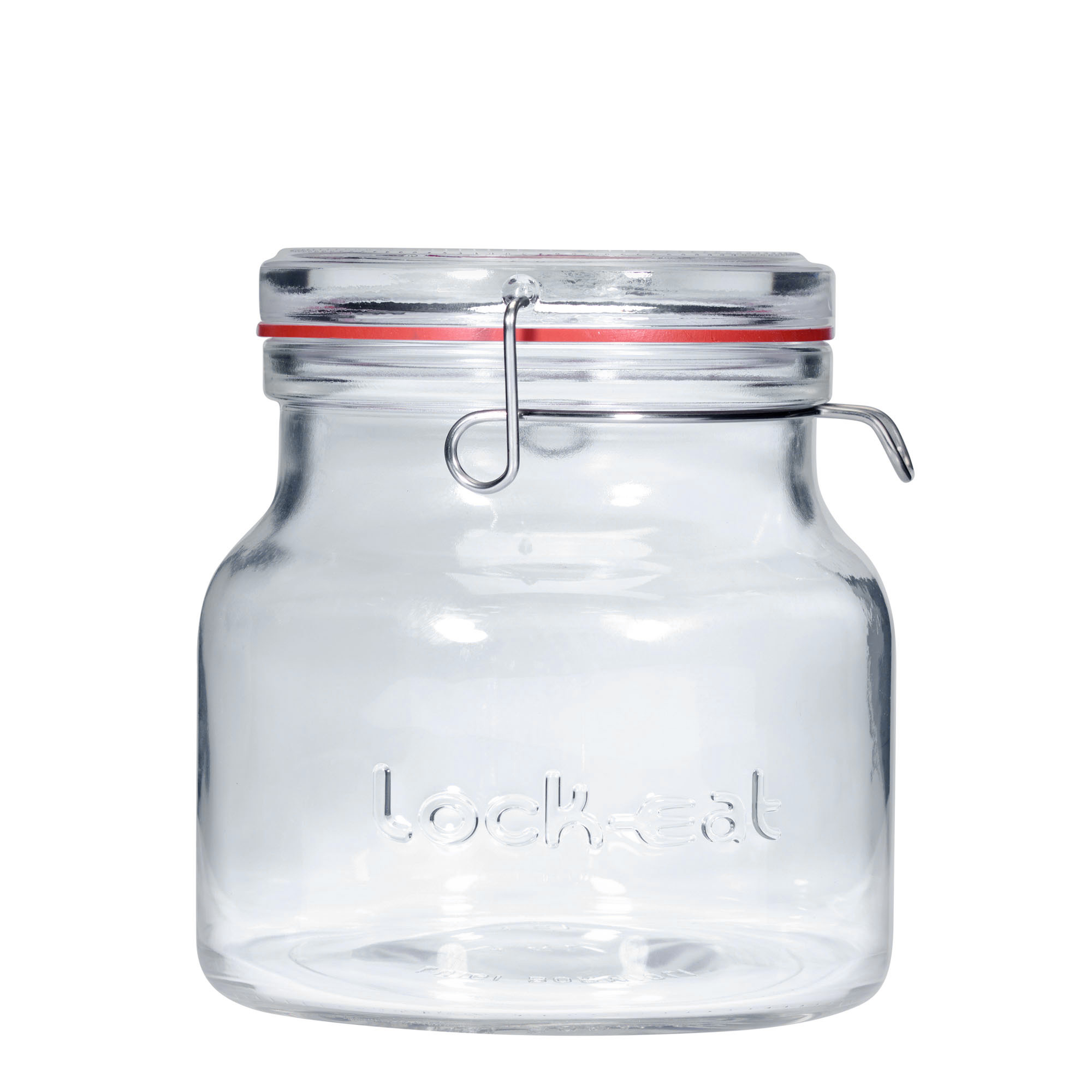 1.500 ml stiklaina burka ar metāla aizdari 'Lock-Eat', atvere: metāla aizdare ar stiepli 1.500 ml stiklaina burka ar metāla aizdari 'Lock-Eat', atvere: metāla aizdare ar stiepli