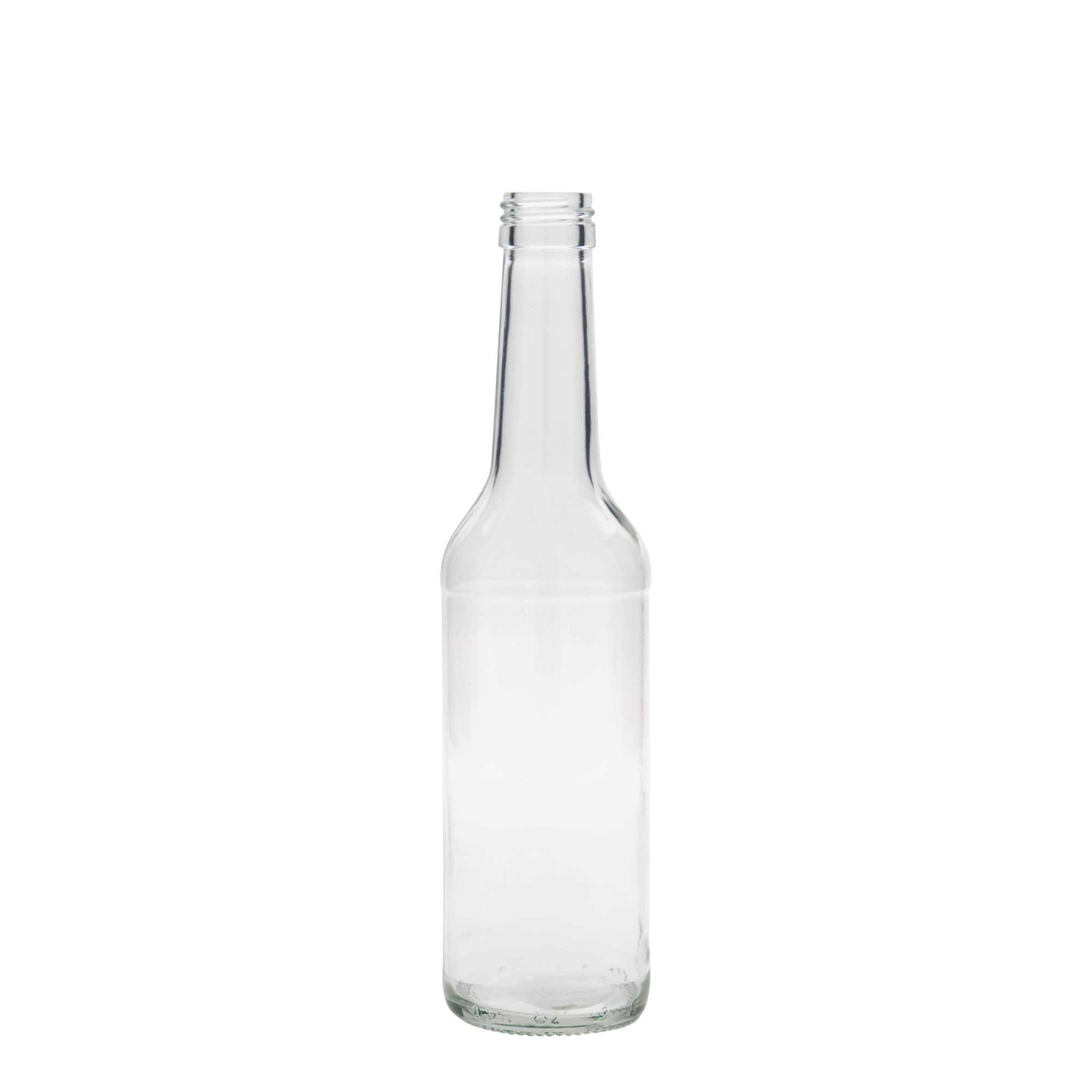 350 ml stikla pudele ar taisnu kakliņu, atvere: PP 28 350 ml stikla pudele ar taisnu kakliņu, atvere: PP 28