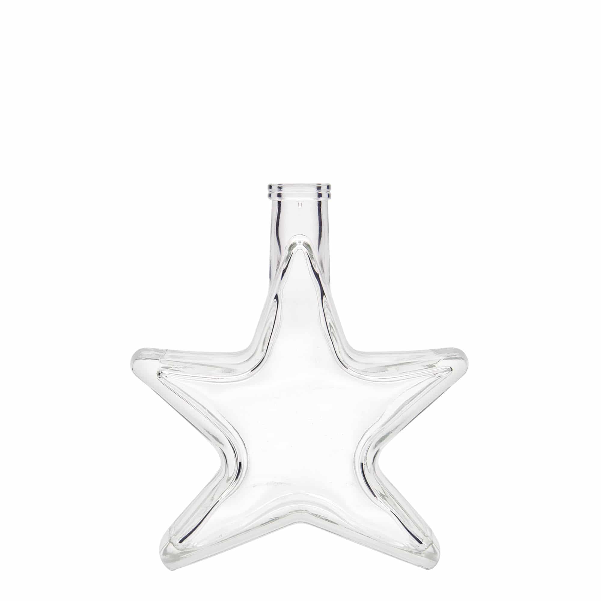 200 ml stikla pudele 'Zvaigzne', atvere: korķis