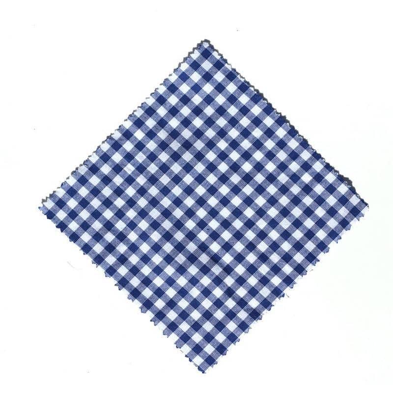 Auduma laktiņš, rūtains, 12x12, kvadrātisks, auduma, tumši zils, aizdare: TO38-TO53 Auduma laktiņš, rūtains, 12x12, kvadrātisks, auduma, tumši zils, aizdare: TO38-TO53