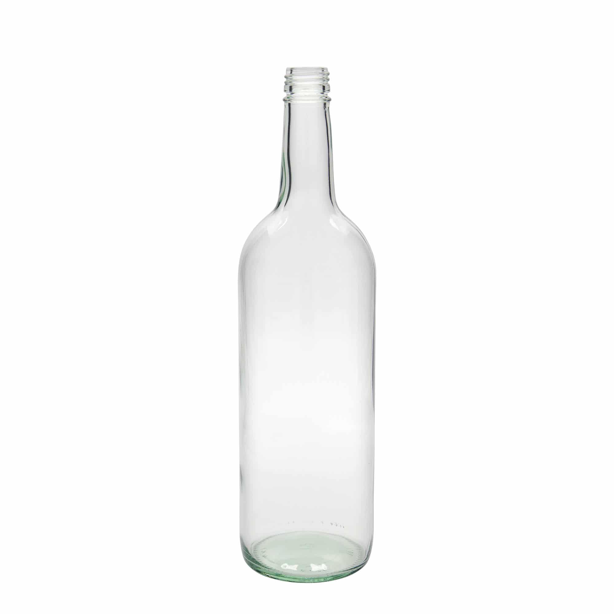 1000 ml universāla pudele, stikla, aizdare: PP 28 1000 ml universāla pudele, stikla, aizdare: PP 28