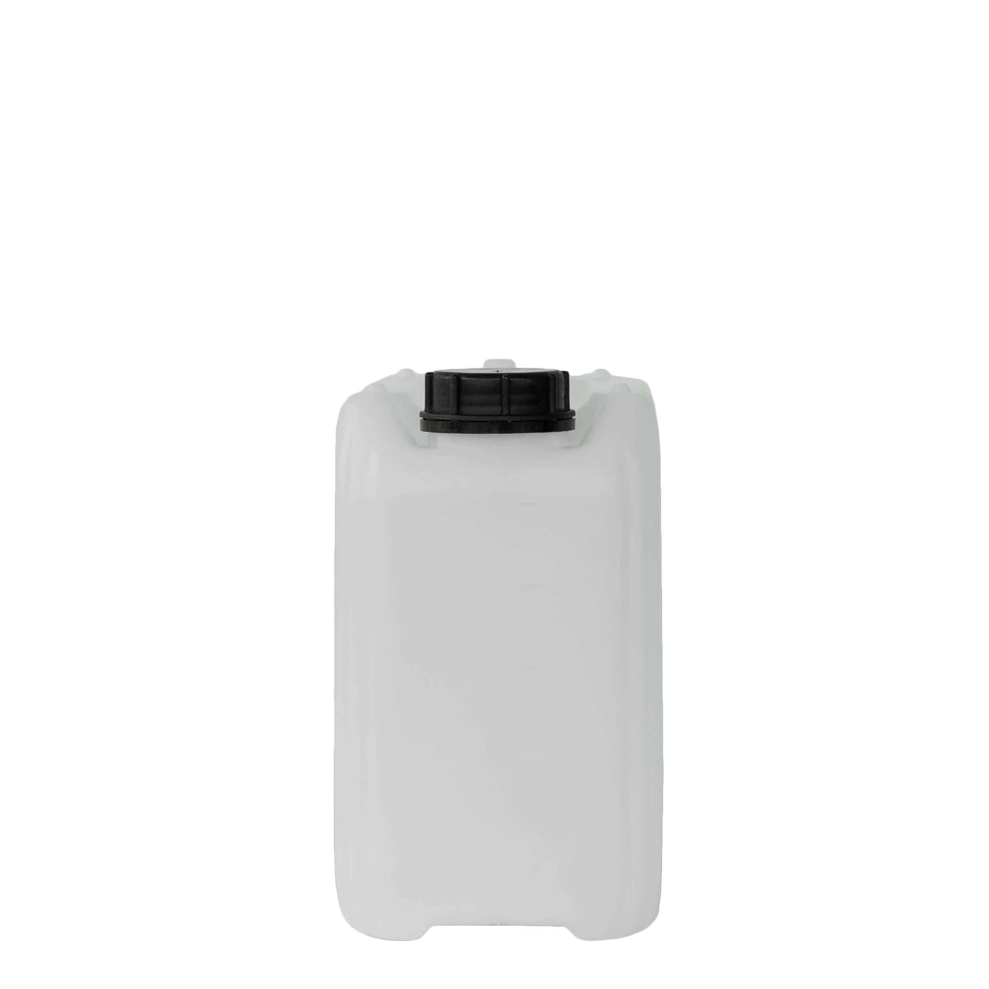 5 l kanniņa, taisnstūrveida, HDPE plastmasa, dabīga, atvere: ND 55 5 l kanniņa, taisnstūrveida, HDPE plastmasa, dabīga, atvere: ND 55