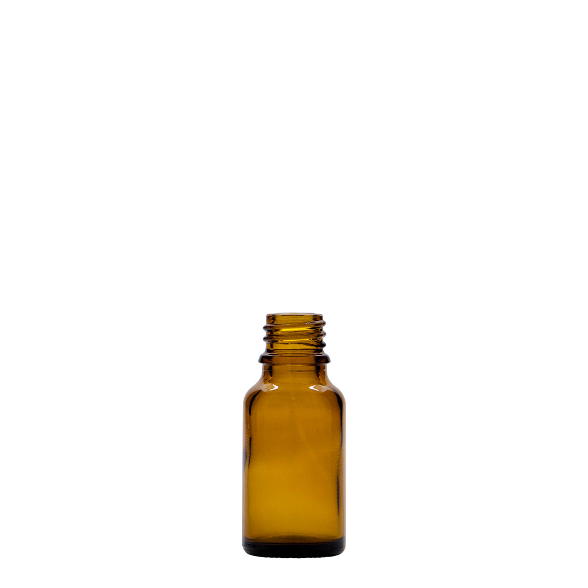15 ml medicīnas pudelīte, stikls, brūna, atvere: DIN 18 15 ml medicīnas pudelīte, stikls, brūna, atvere: DIN 18